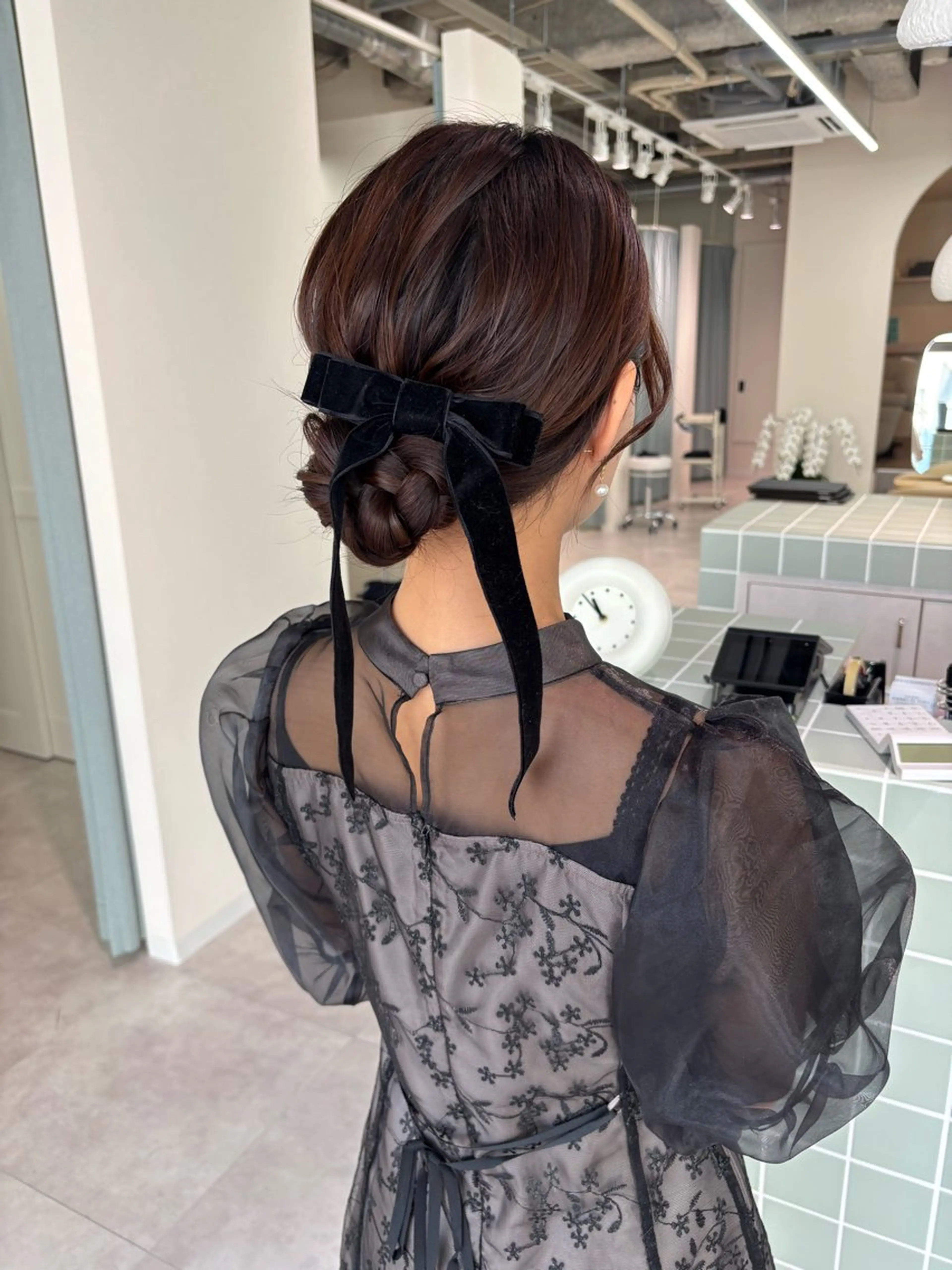 ヘアアレンジ 広島/ヘアセット /ベージュ/わかなのヘアスタイル