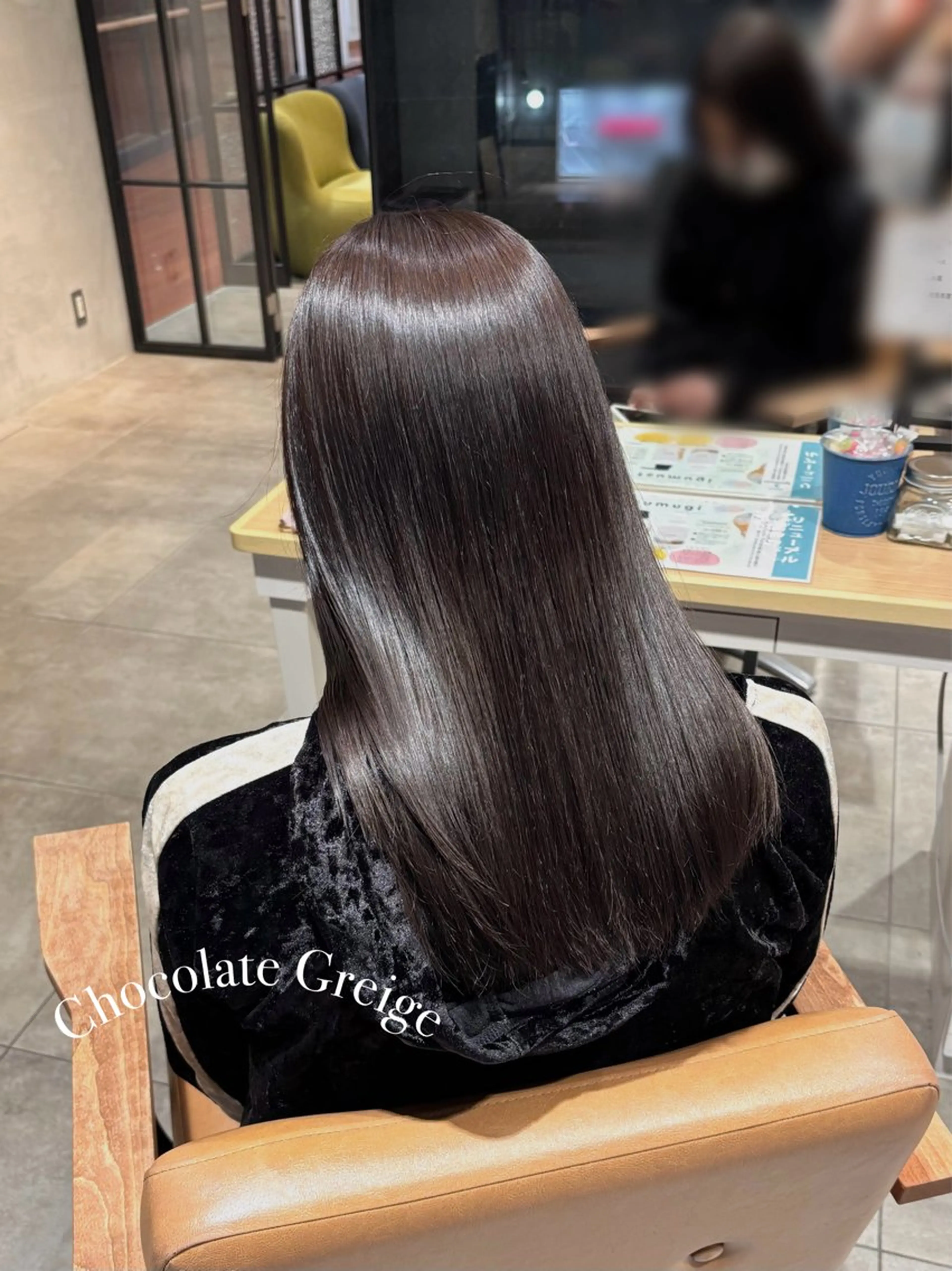 カラー 黒髪 透明感カラー グレージュ L by ZENON BEAUTY所属・新谷 春日のヘアスタイル