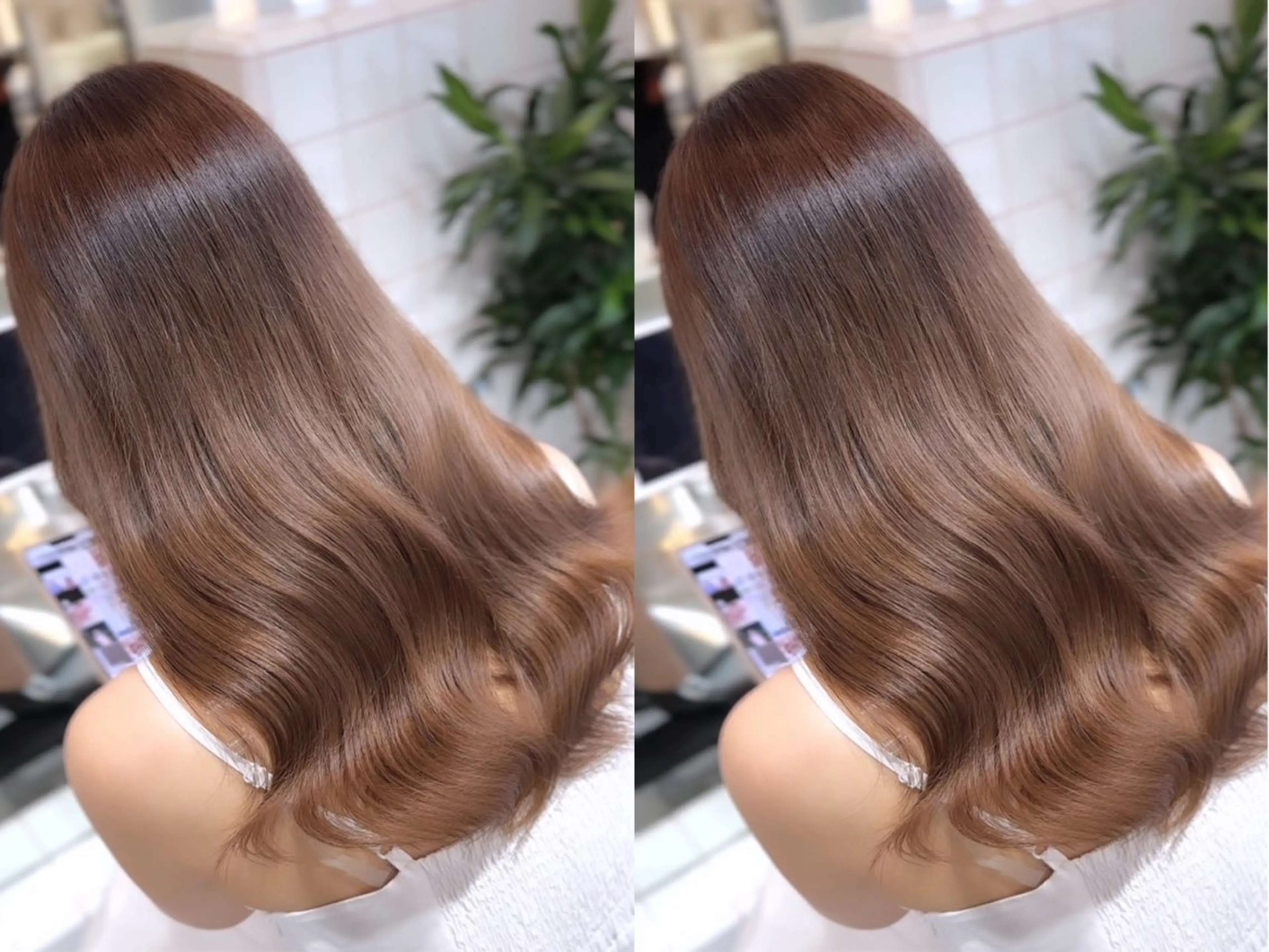 ミディアム カラー 髪質改善/韓国ヘア レイヤー/新宿/ロミのヘアスタイル