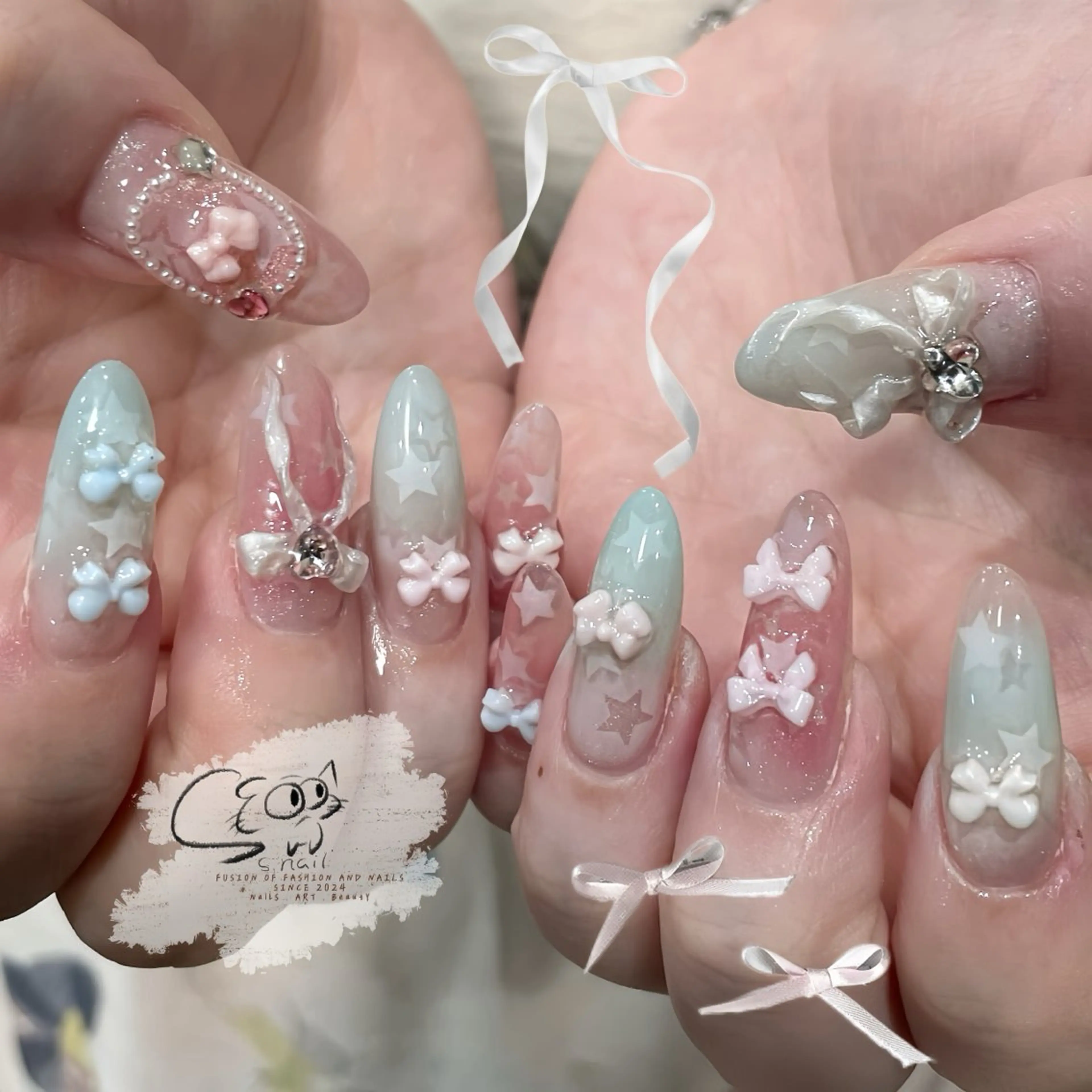 ネイル チークネイル フレンチネイル グラデーション マグネットネイル ワンカラーネイル ハンドネイル S.nail所属・S.nail _のネイルデザイン