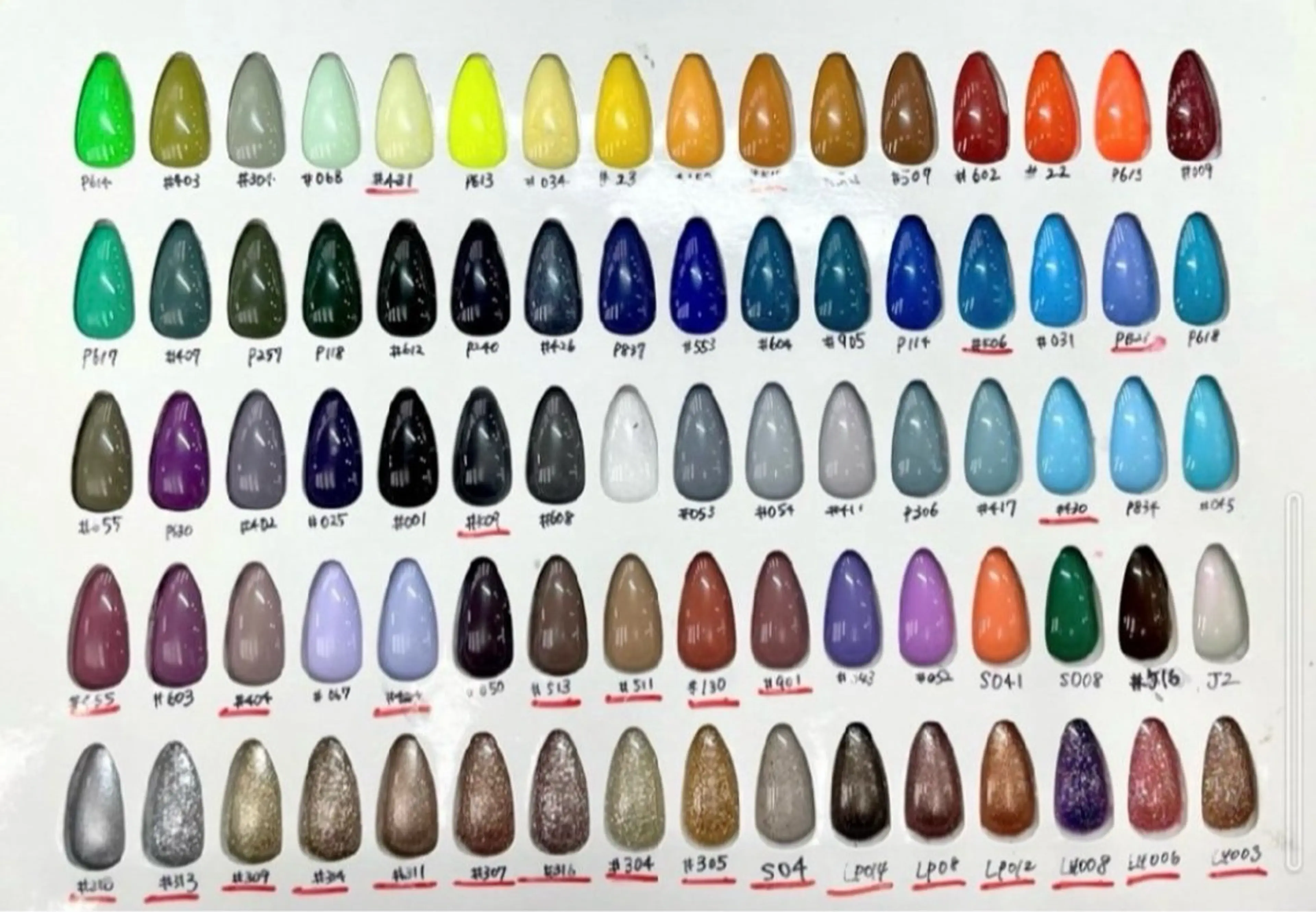 ネイル グラデーション 赤色 MAXKELLY YUIのネイルデザイン