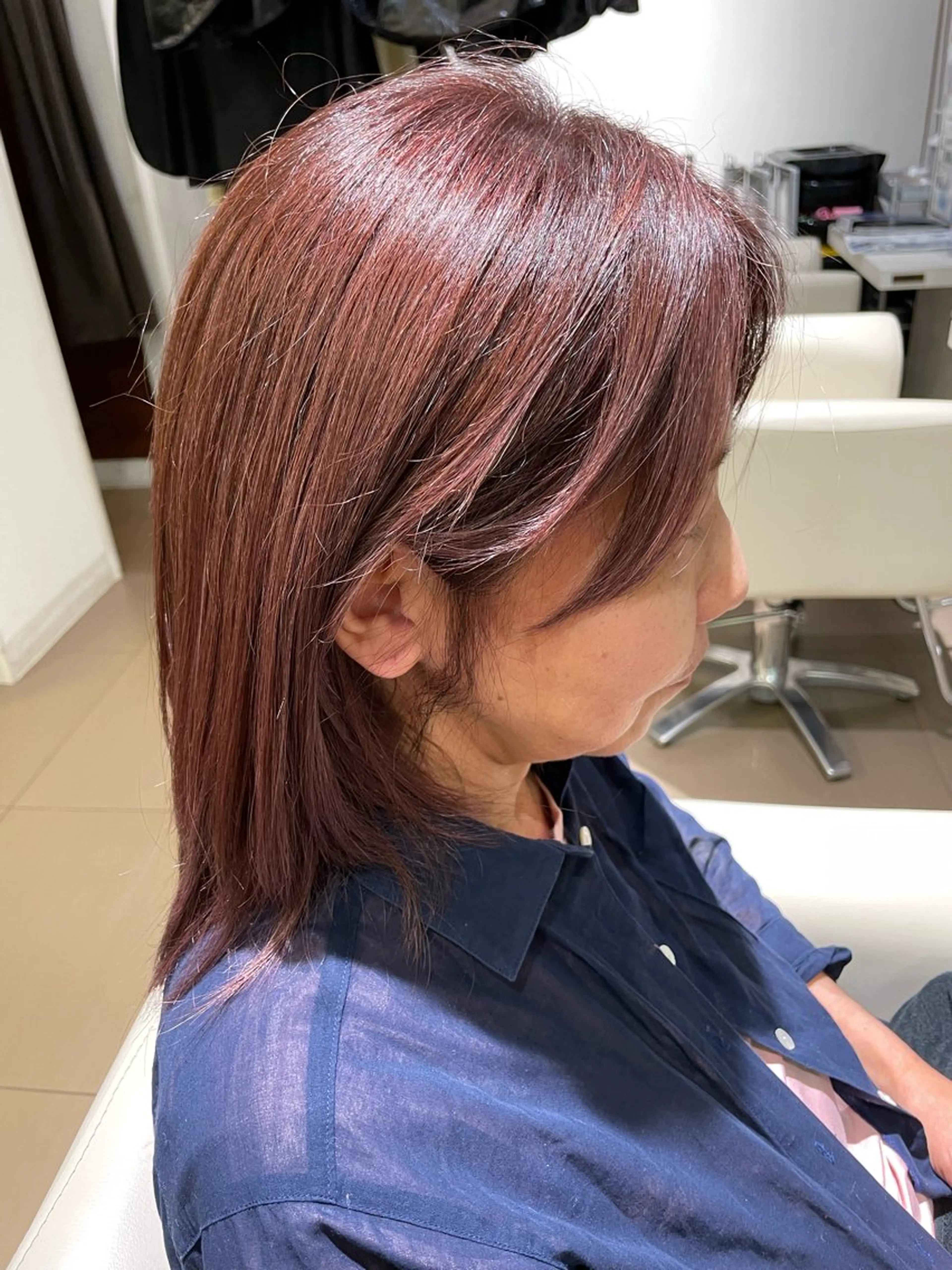 ミディアム jouir武蔵村山店所属・堀平 由紀のヘアスタイル