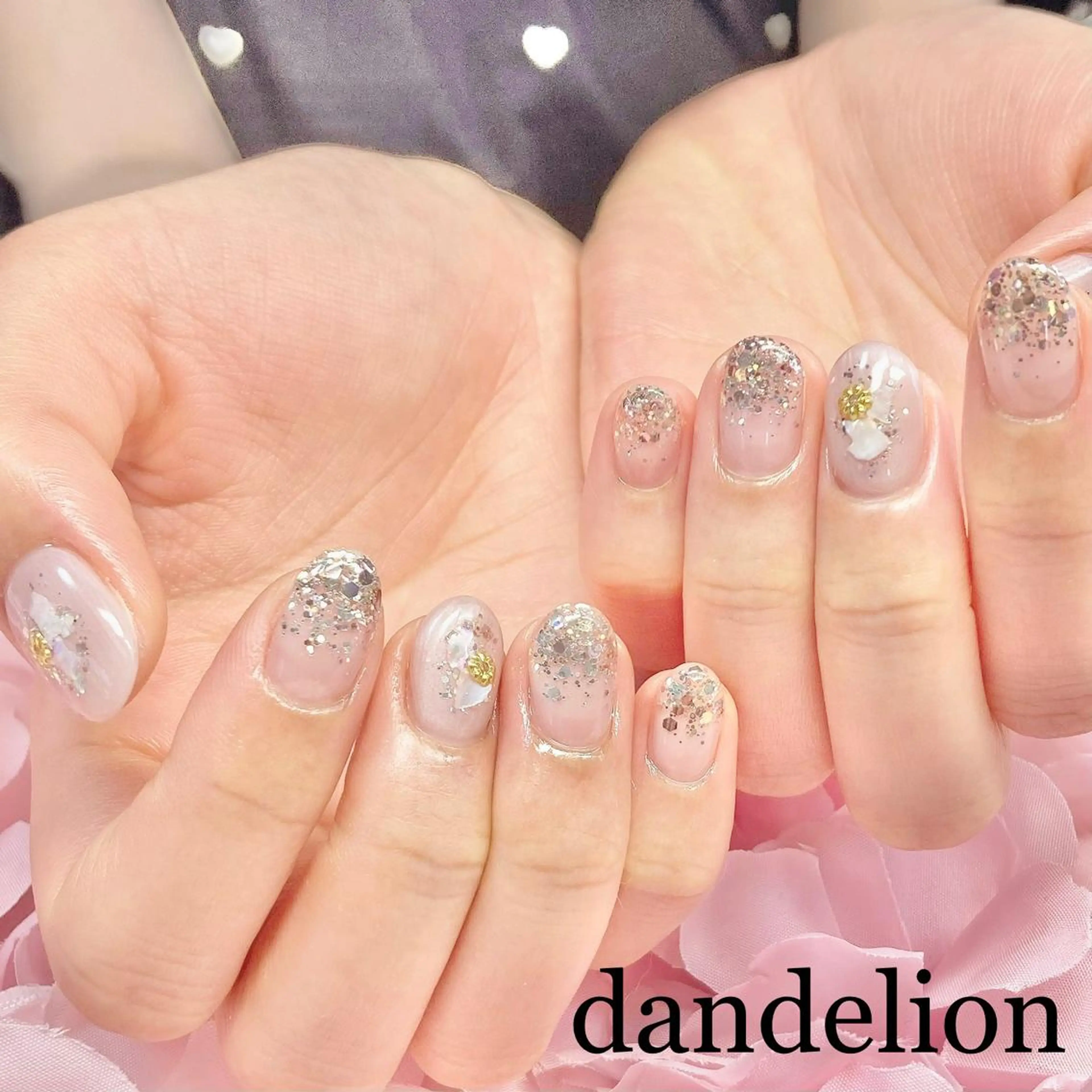 ネイル ハンドネイル ハンドケア dandelion ダンデライオンのネイルデザイン