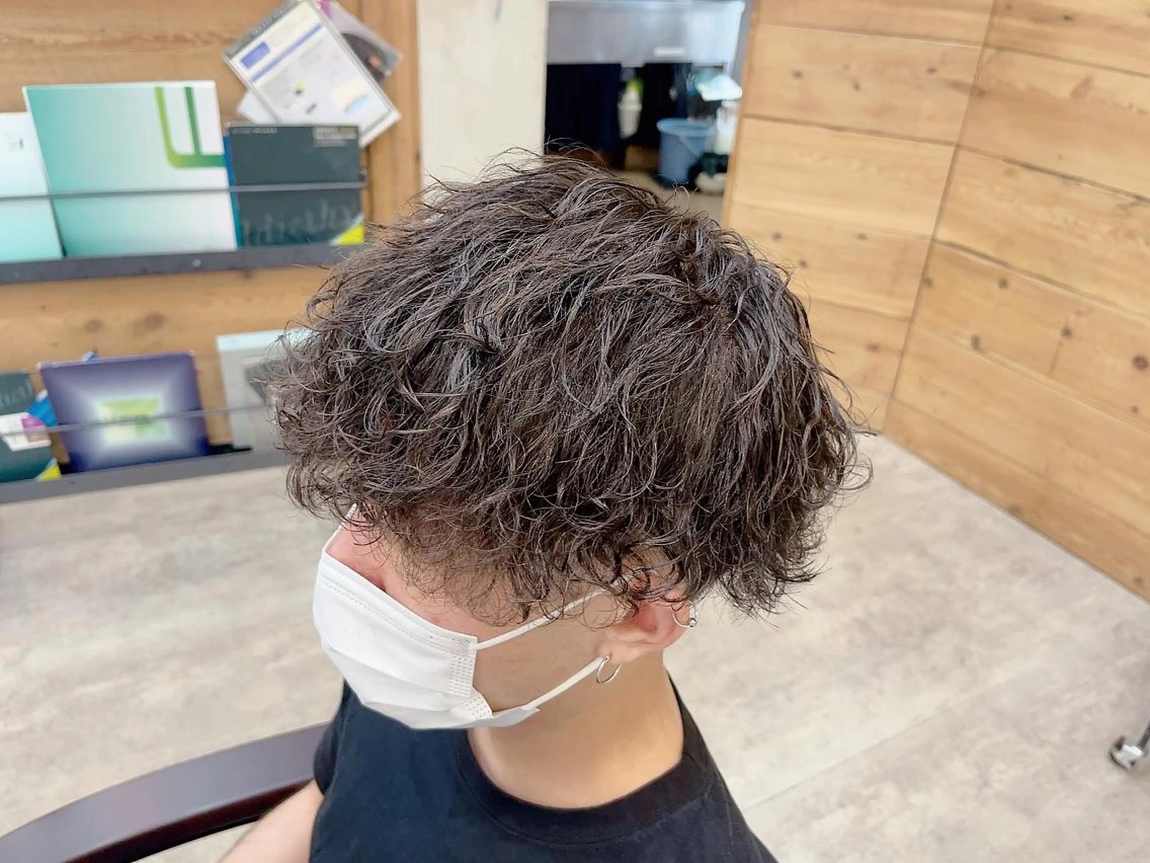 ショート カラー パーマ メンズ ケイゴ【店長】 メンズパーマ特化のヘアスタイル