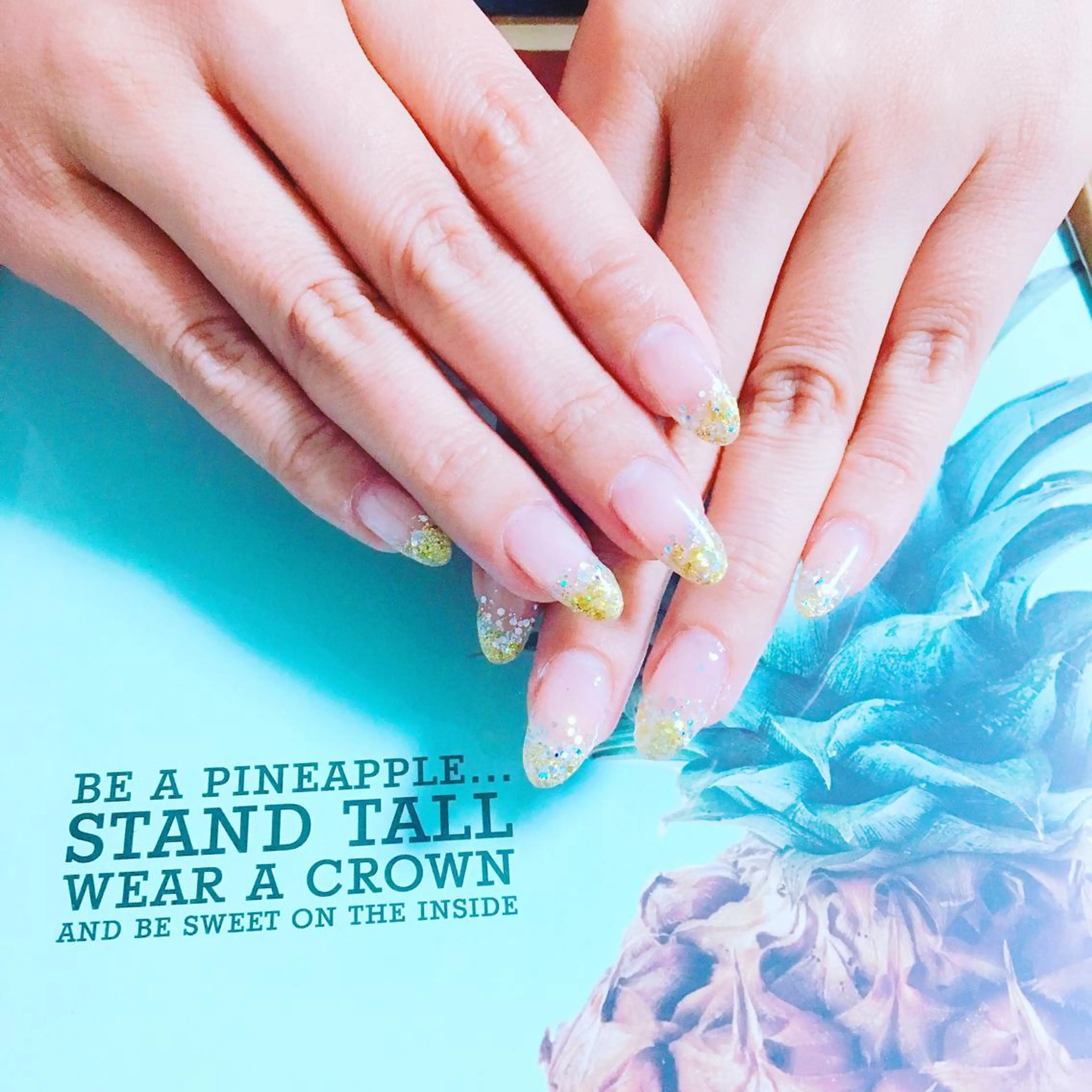 ネイル ラメ(グリッター) ラメグラデーション ulu nailのネイルデザイン