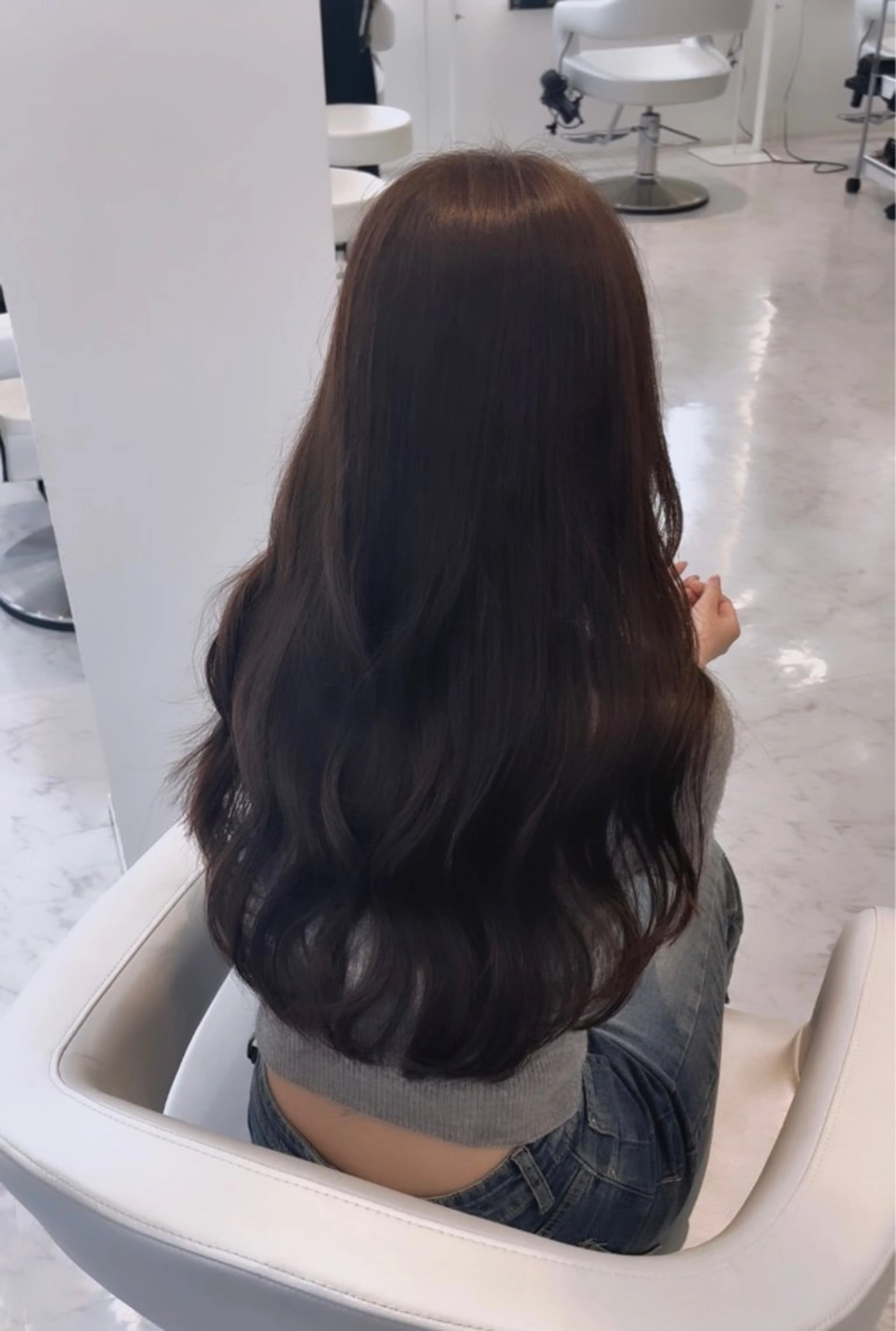 ロング カラー 石川 裕将のヘアスタイル