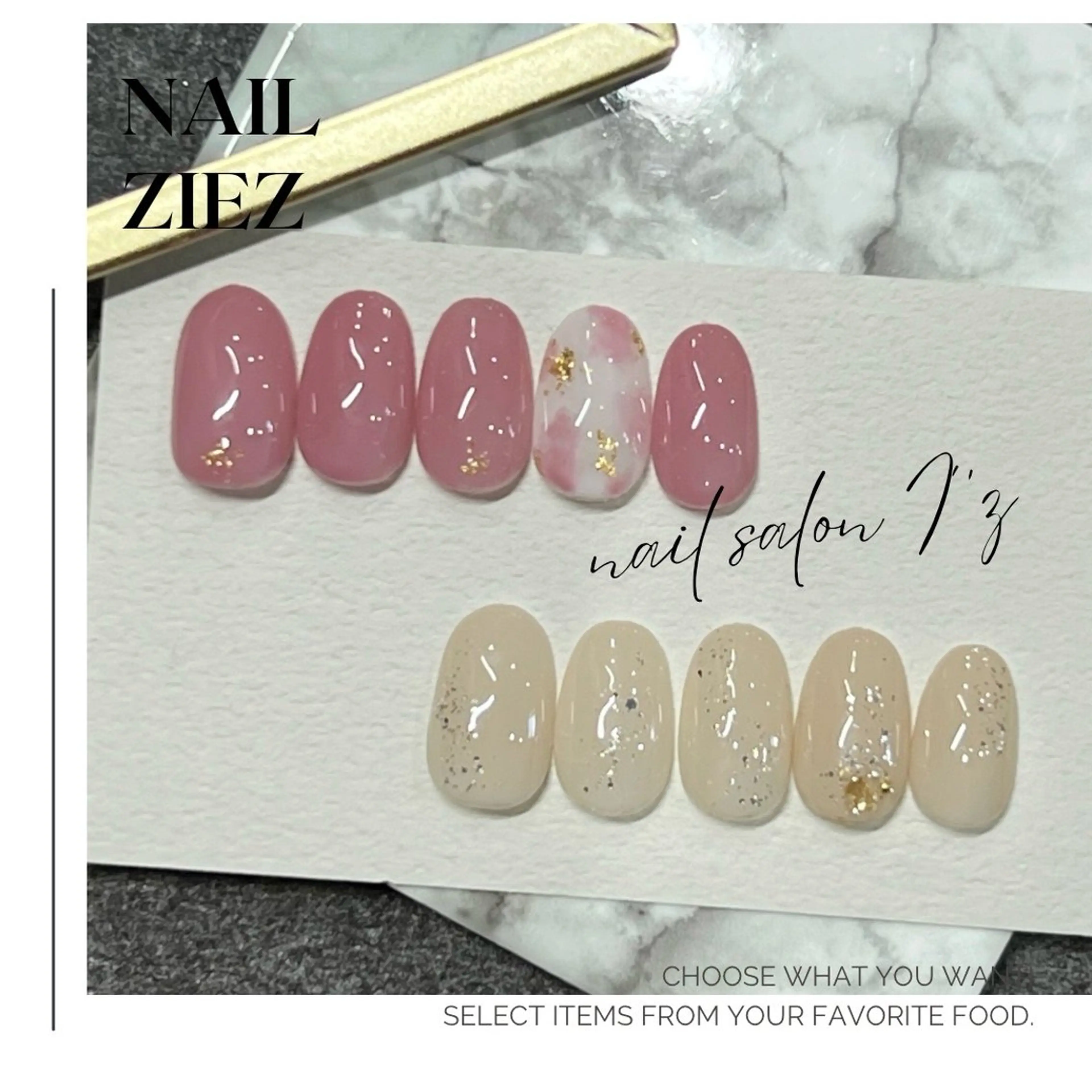 Jr.クーポン《オフあり🙆🏻♀️》持ち込みデザイン💅🏻✨【溶剤で溶けるジェルは無料】の写真