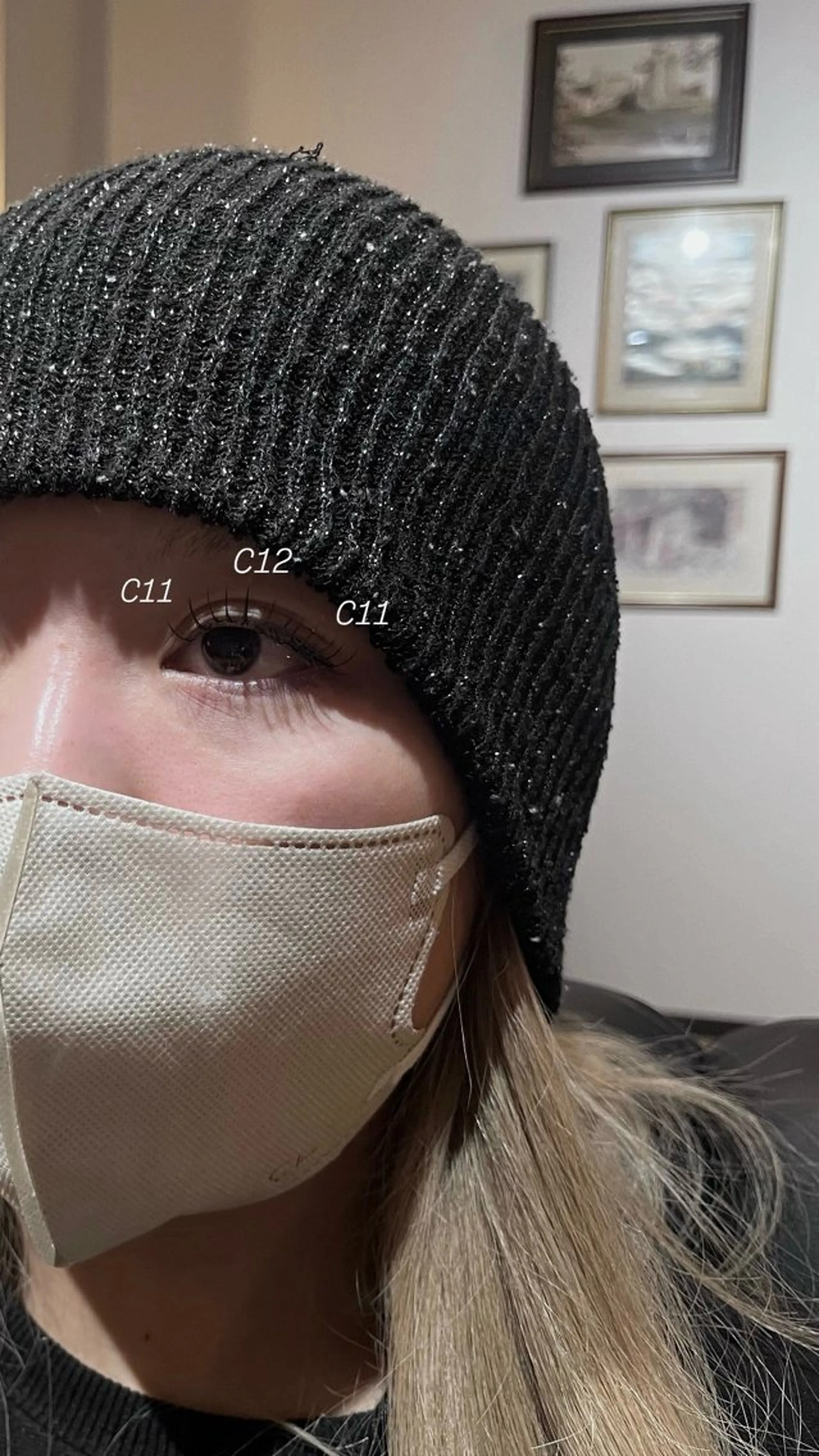 まつエクモデル(J.C.SCカールのみ)セーブル140本の写真