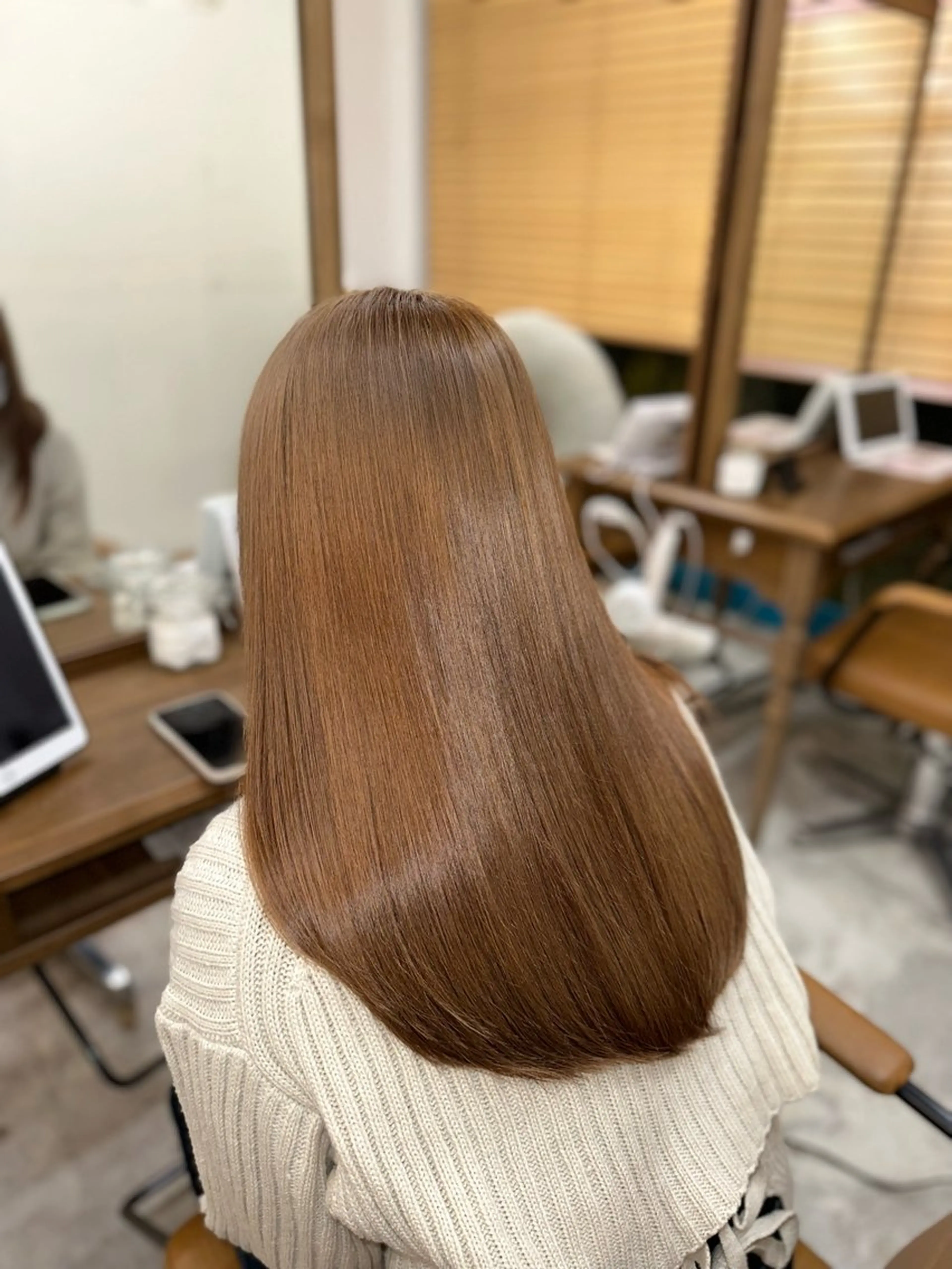 【minimo特別価格】カット✂️➕イルミナカラー💙➕髪質改善トリートメント🧖‍♀️の写真