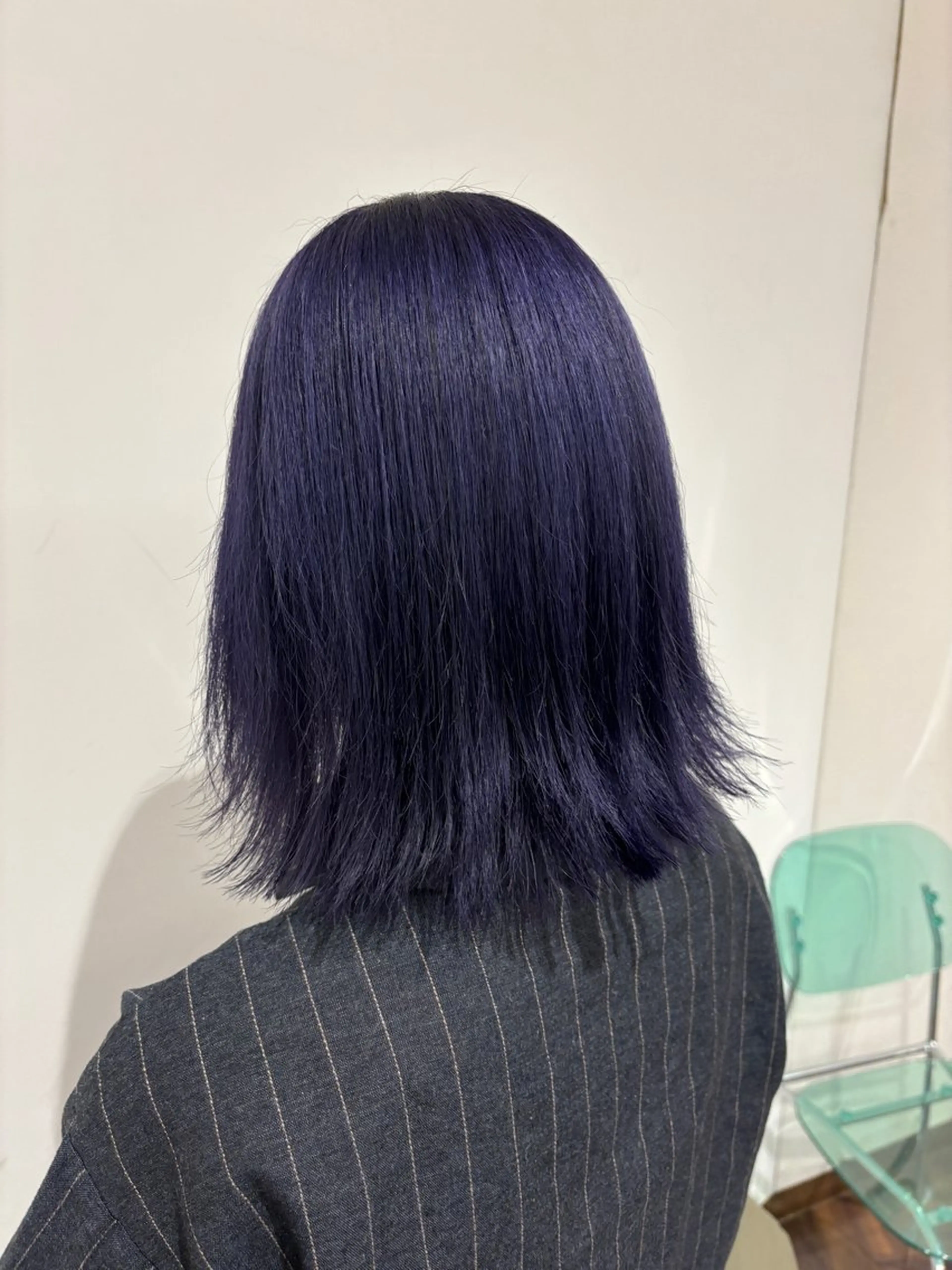 ミディアム パープルカラー lottannibirth所属・城戸 涼雅のヘアスタイル