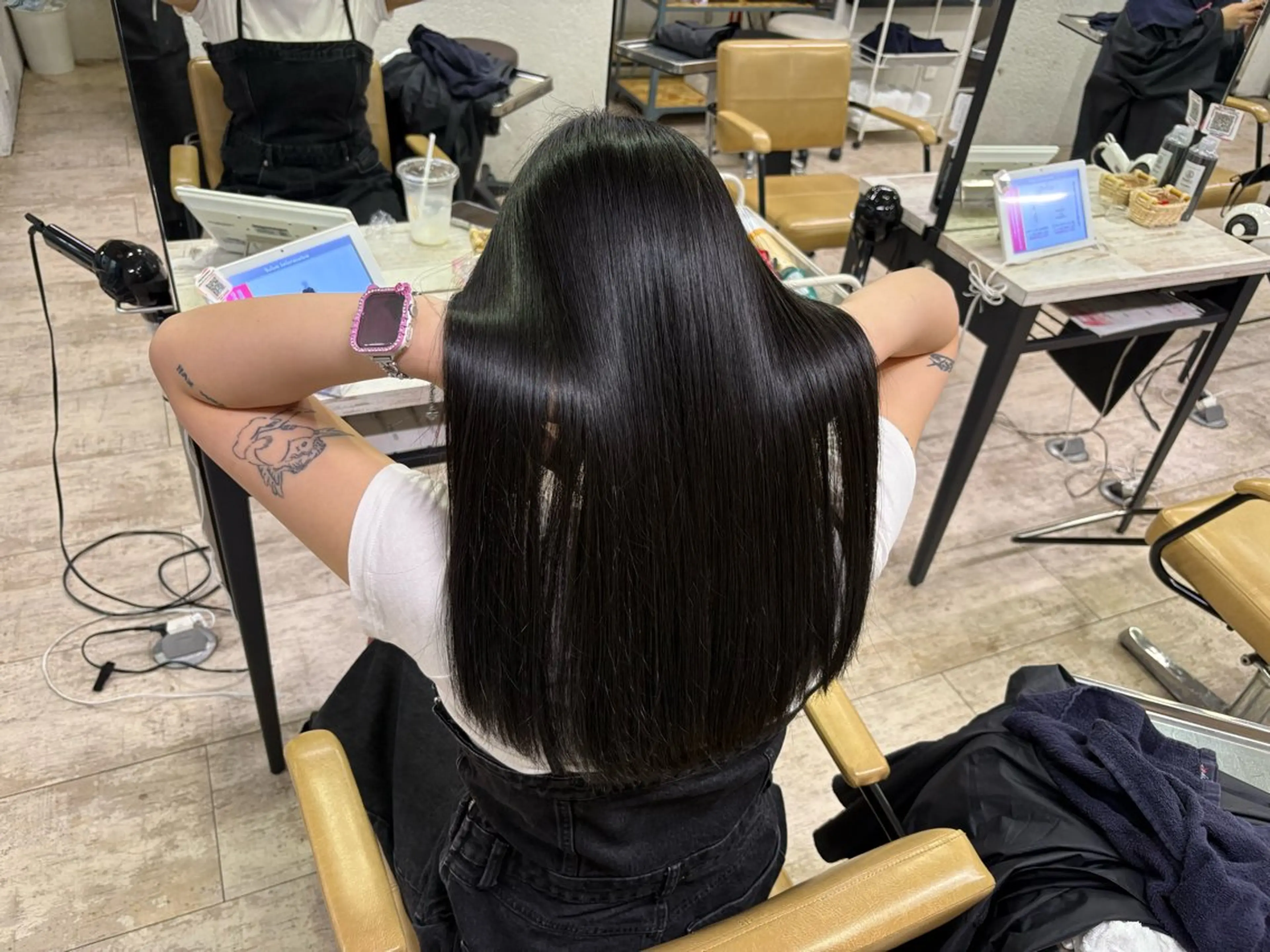 カット＋縮毛矯正の写真