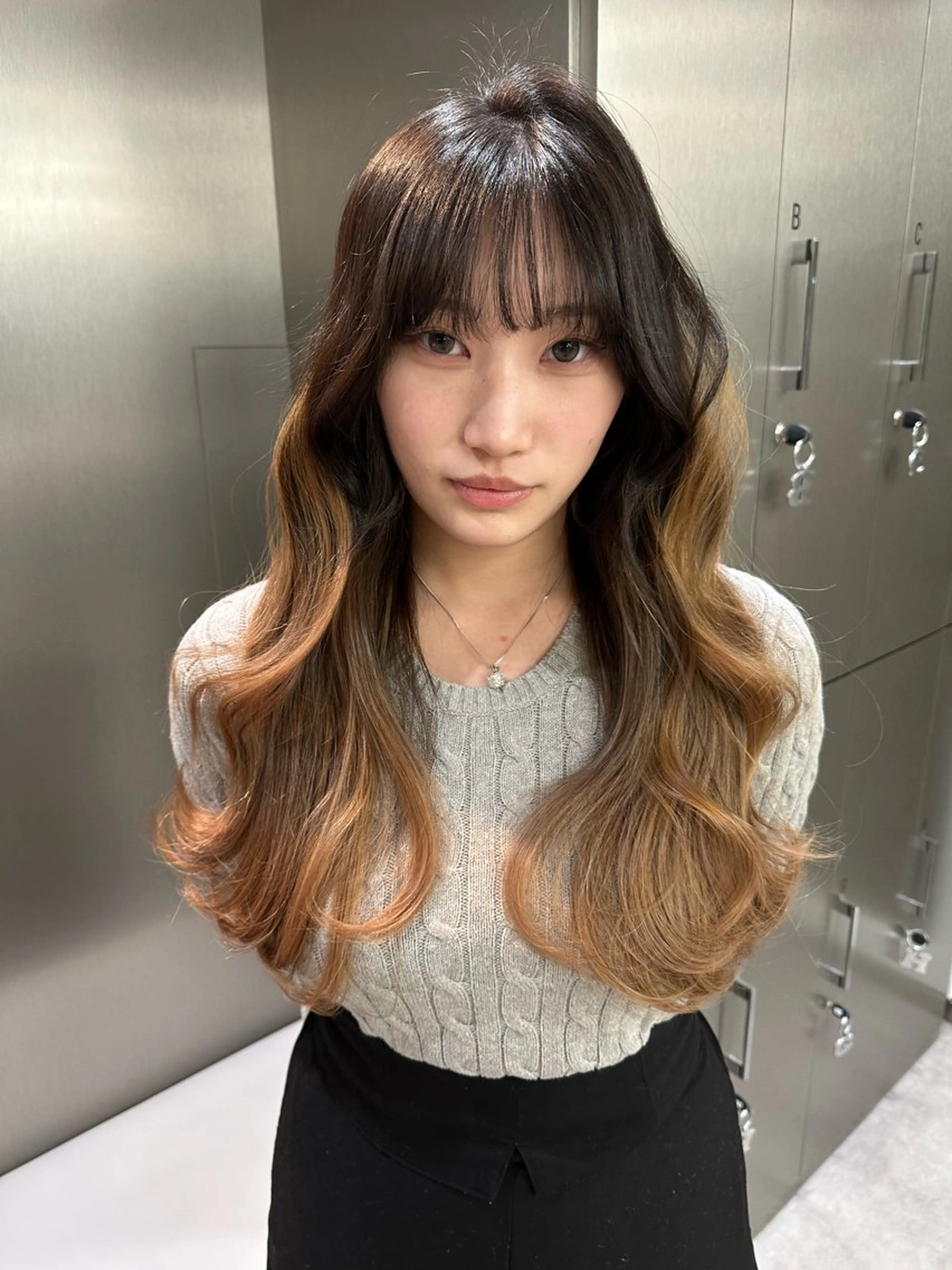 ロング カラー ヘアカラー ハイトーン/デザイン カラー／悠斗のヘアスタイル