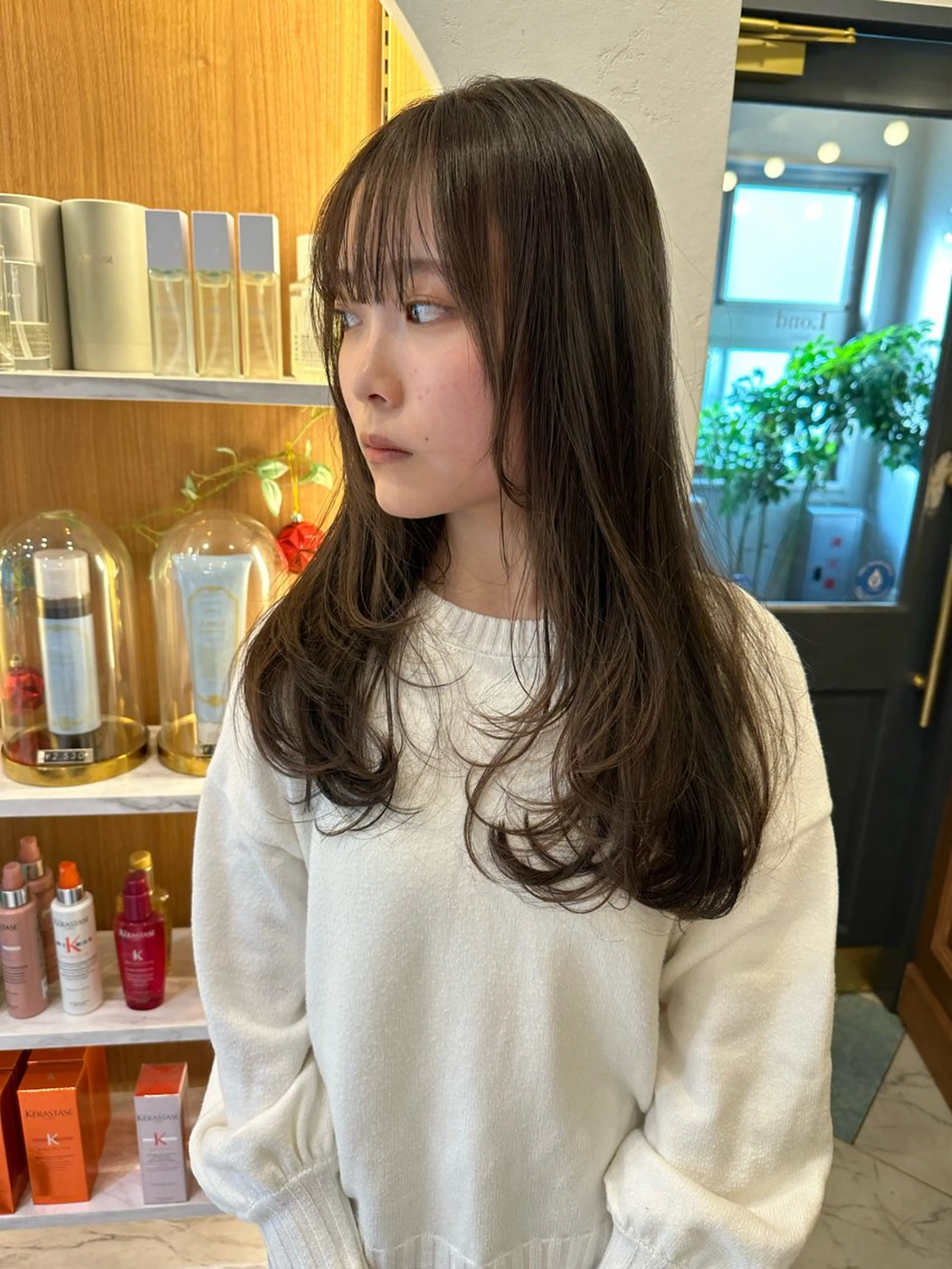 ロング カット ヘアカラー トリートメント レイヤーカット/艶カ ラー/chihiroのヘアスタイル