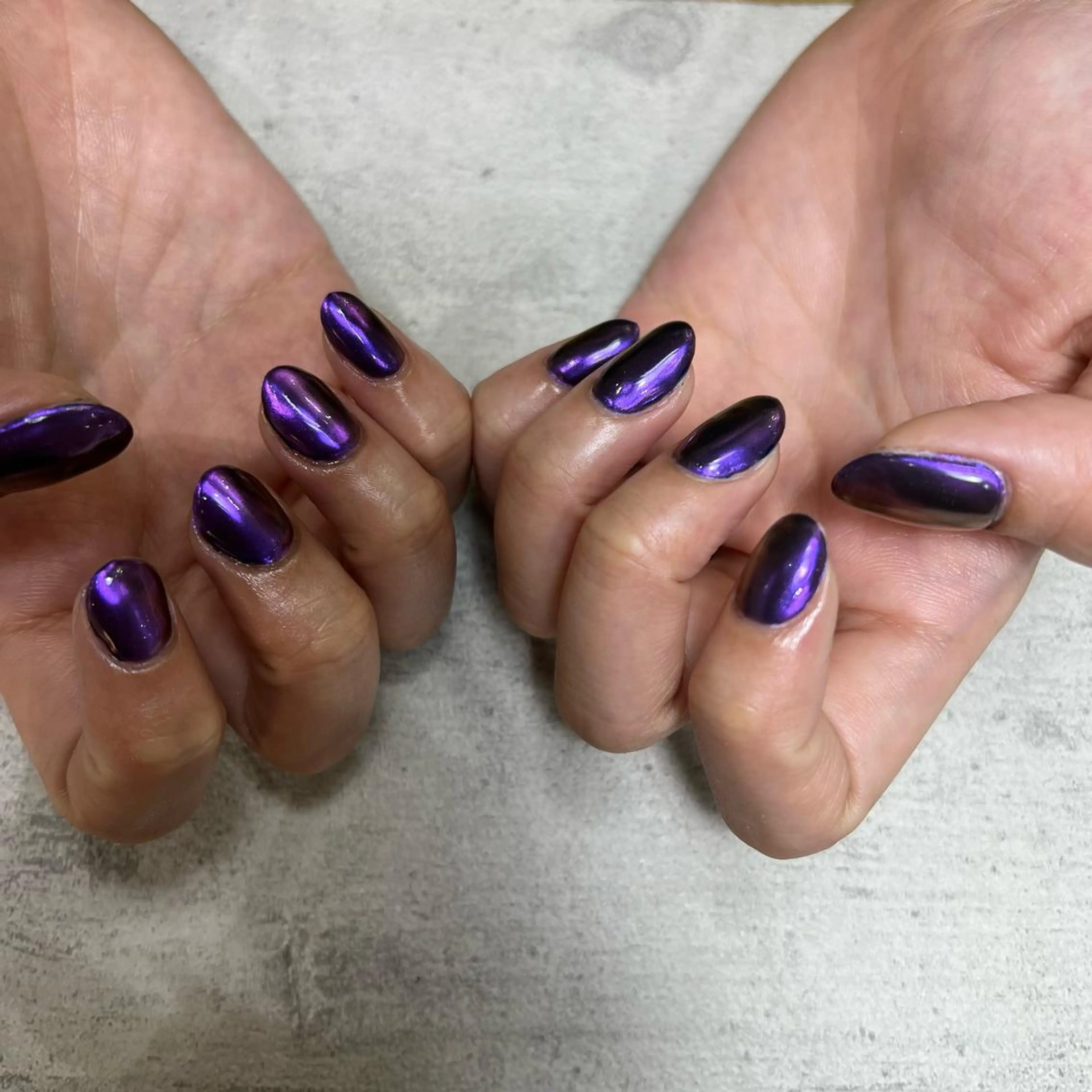 ネイル パープル Rire_eye+beauty_nail所属・Rire_ nail_yukiのネイルデザイン