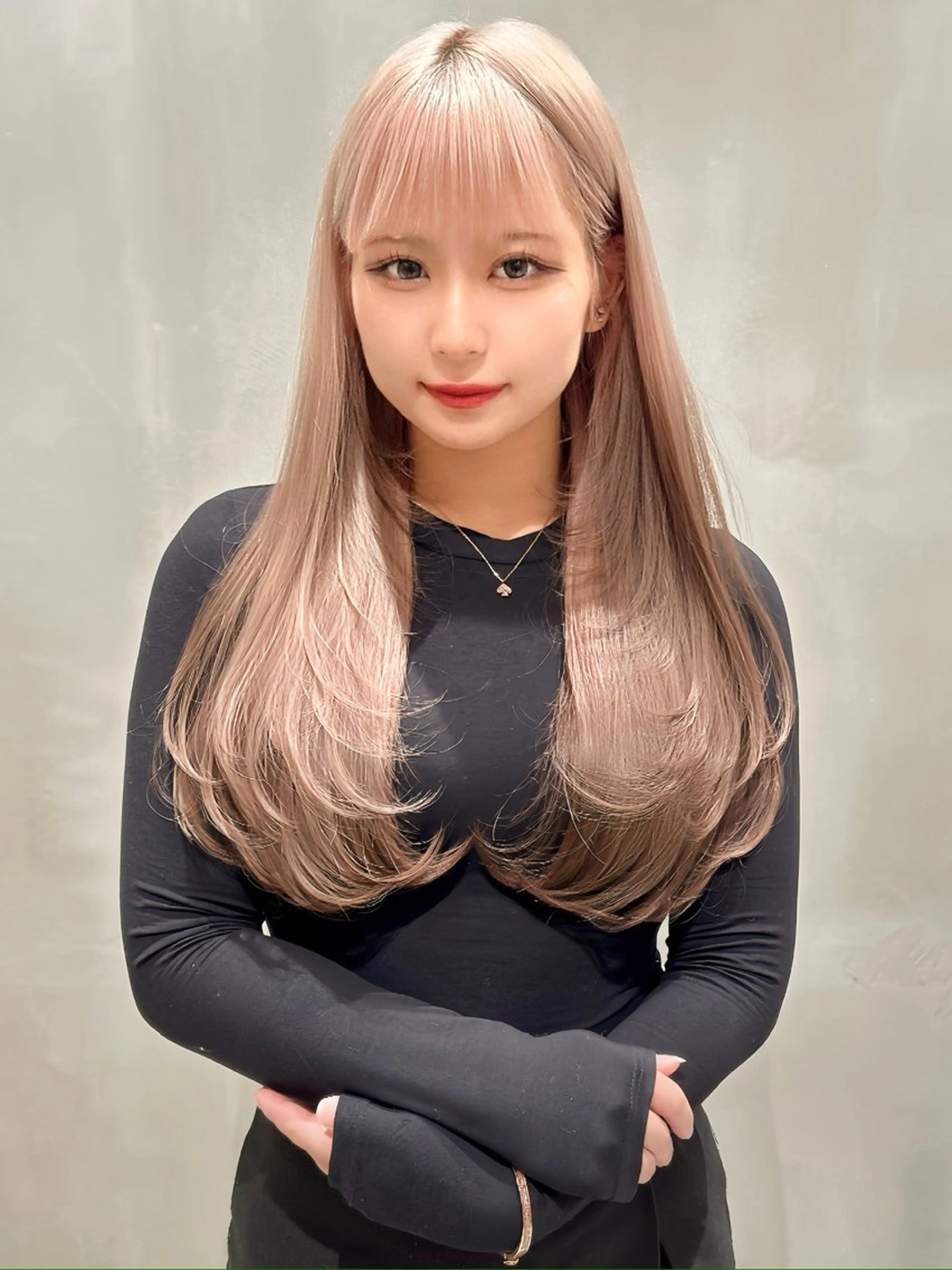 ロング レイヤーカット カット ヘアカラー トリートメント 🥇KEN /レイヤー/艶カラーのヘアスタイル