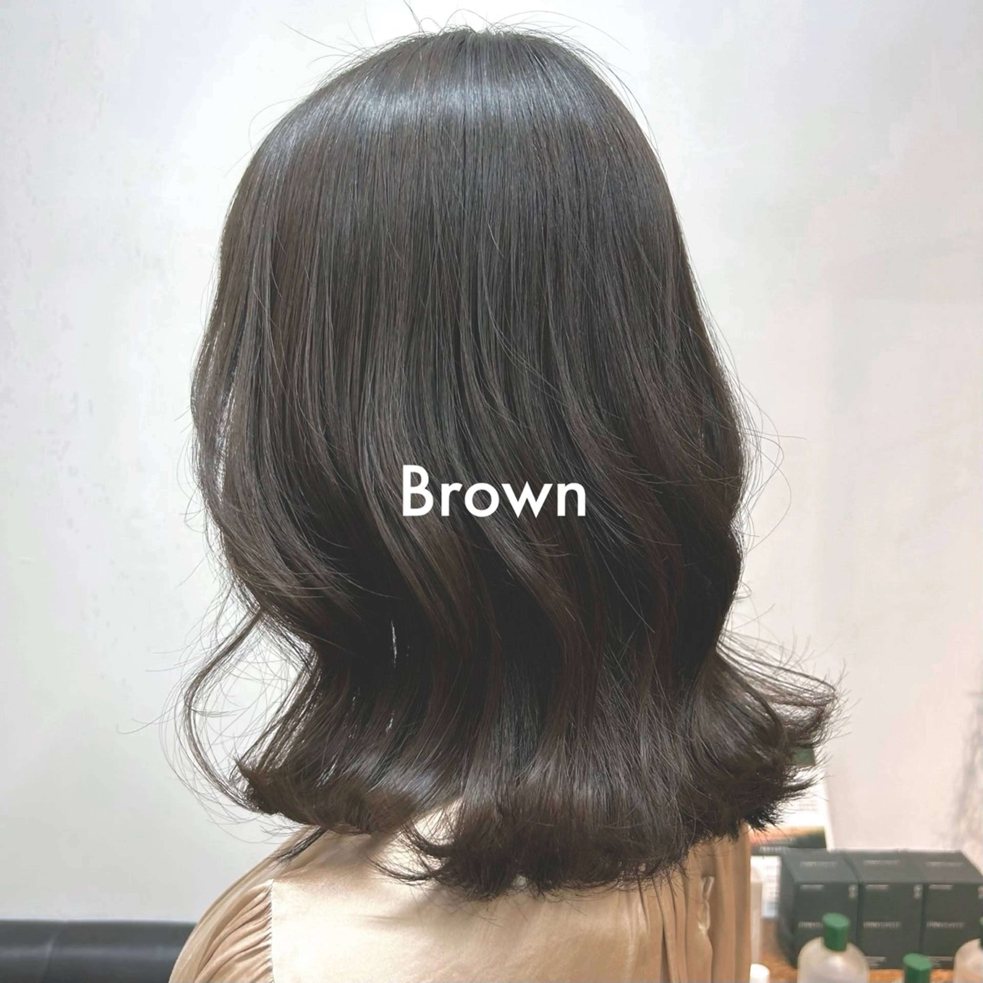 セミロング カラー カット ヘアカラー トリートメント Eri 🌿透明感・艶カラーのヘアスタイル