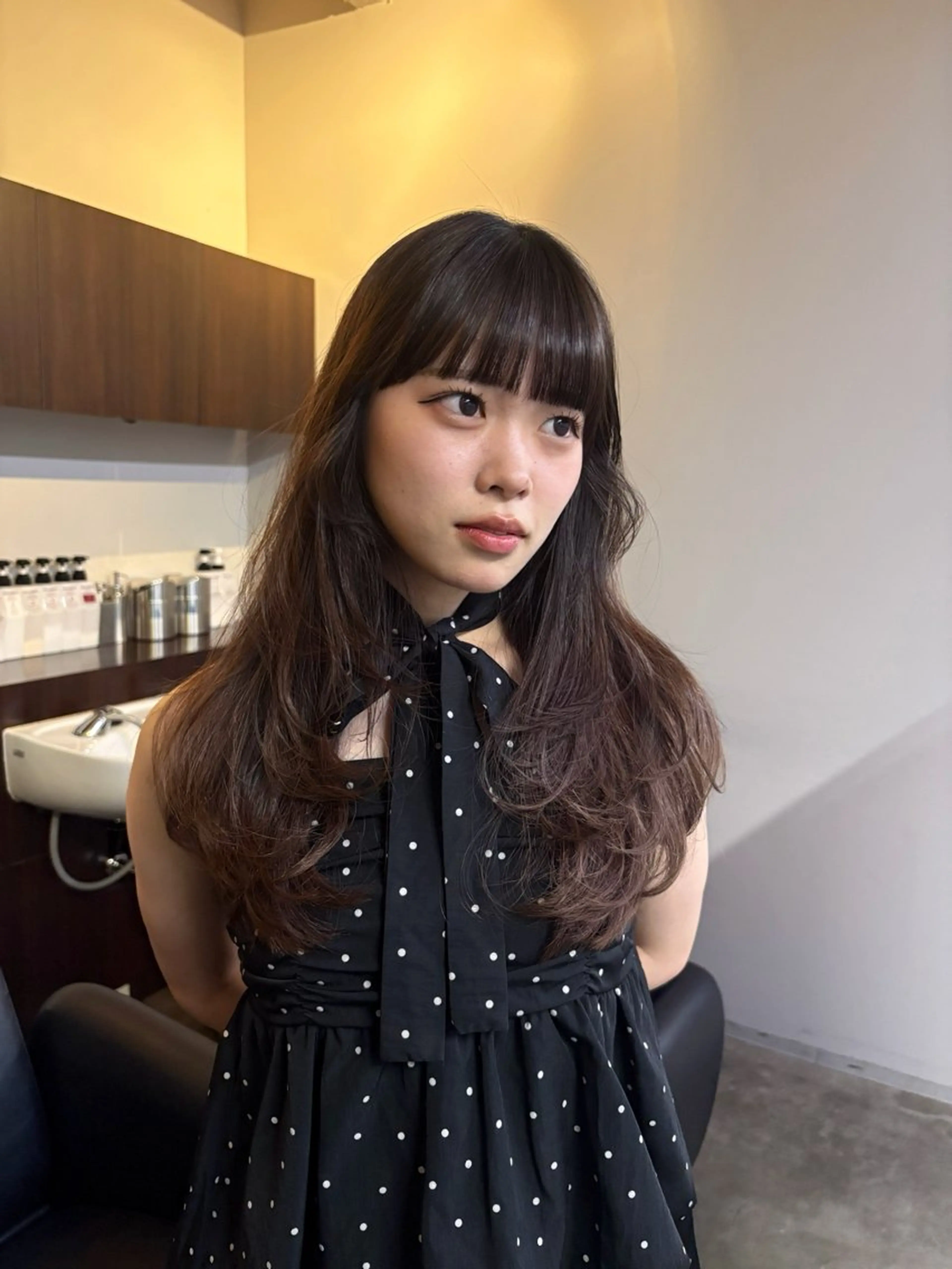 ロング ハイトーン レイヤー🎀meiのヘアスタイル