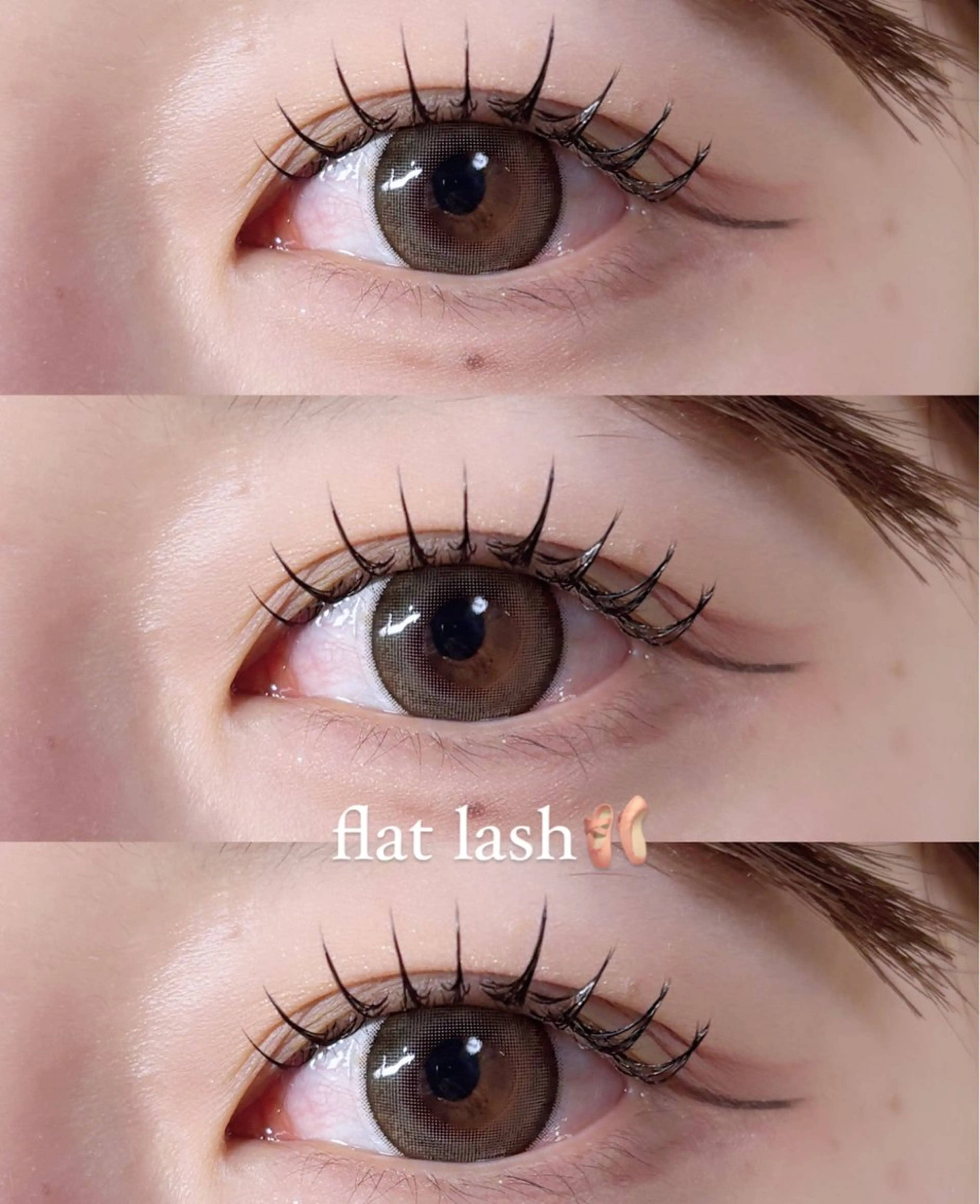 マツエク・マツパ フラットラッシュ fleur sr. nail&eyelash salon所属・fleur sr. 栗阪のマツエク・マツパデザイン