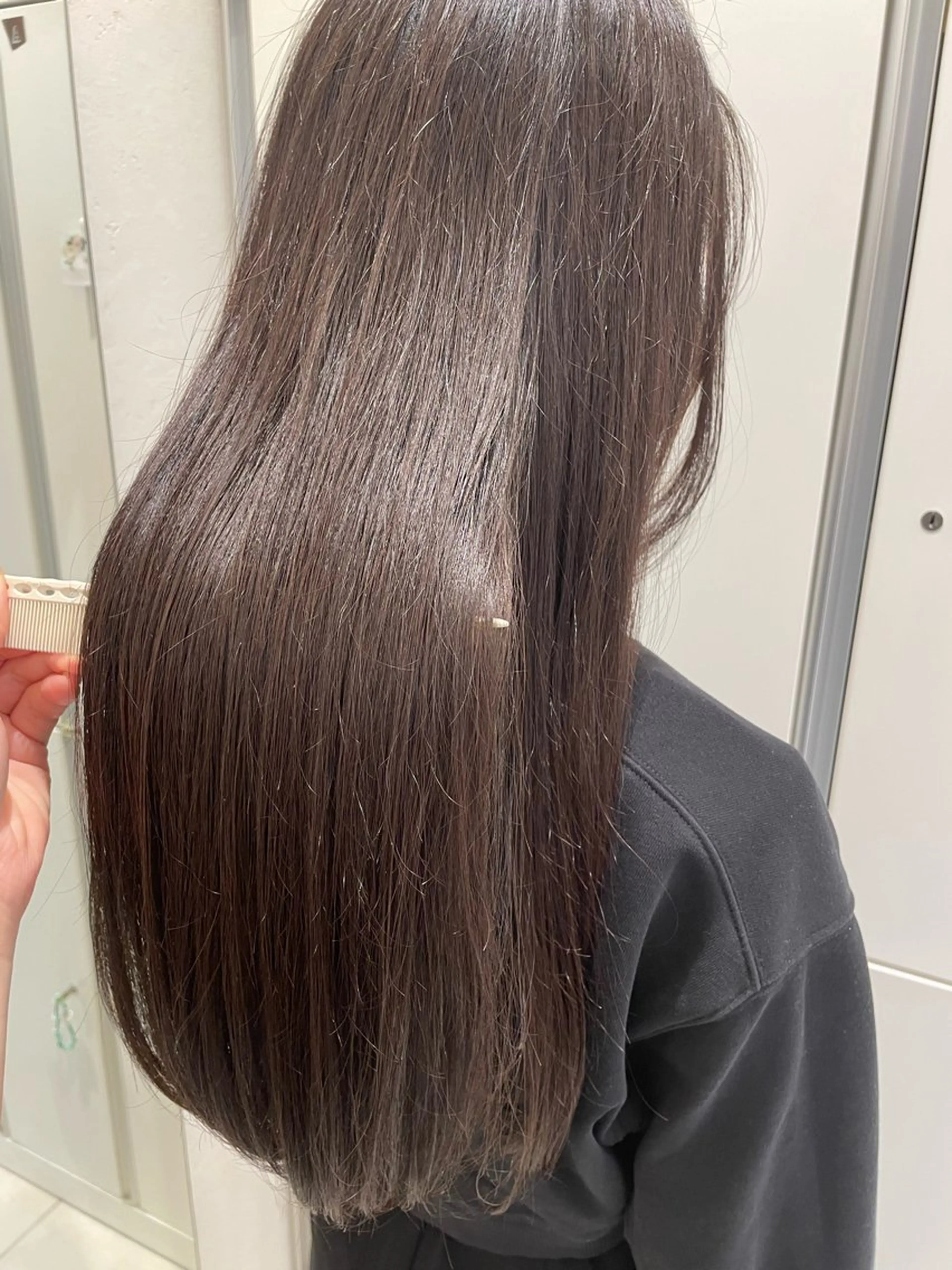 ロング 髪質改善 トリートメント 透明感カラー🌿 藤沢Lina ななよのヘアスタイル