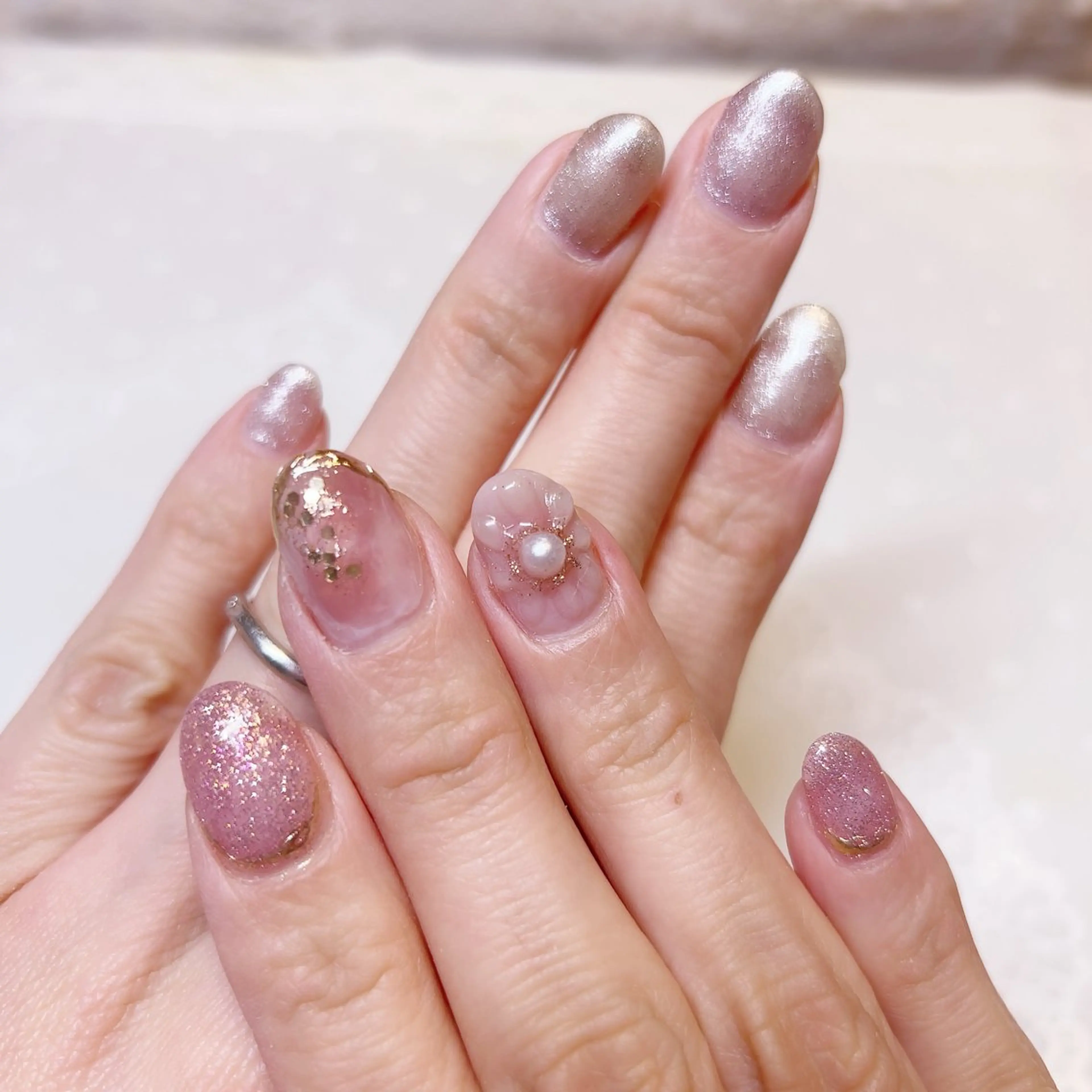 ネイル ハンドネイル nail salon pearのネイルデザイン