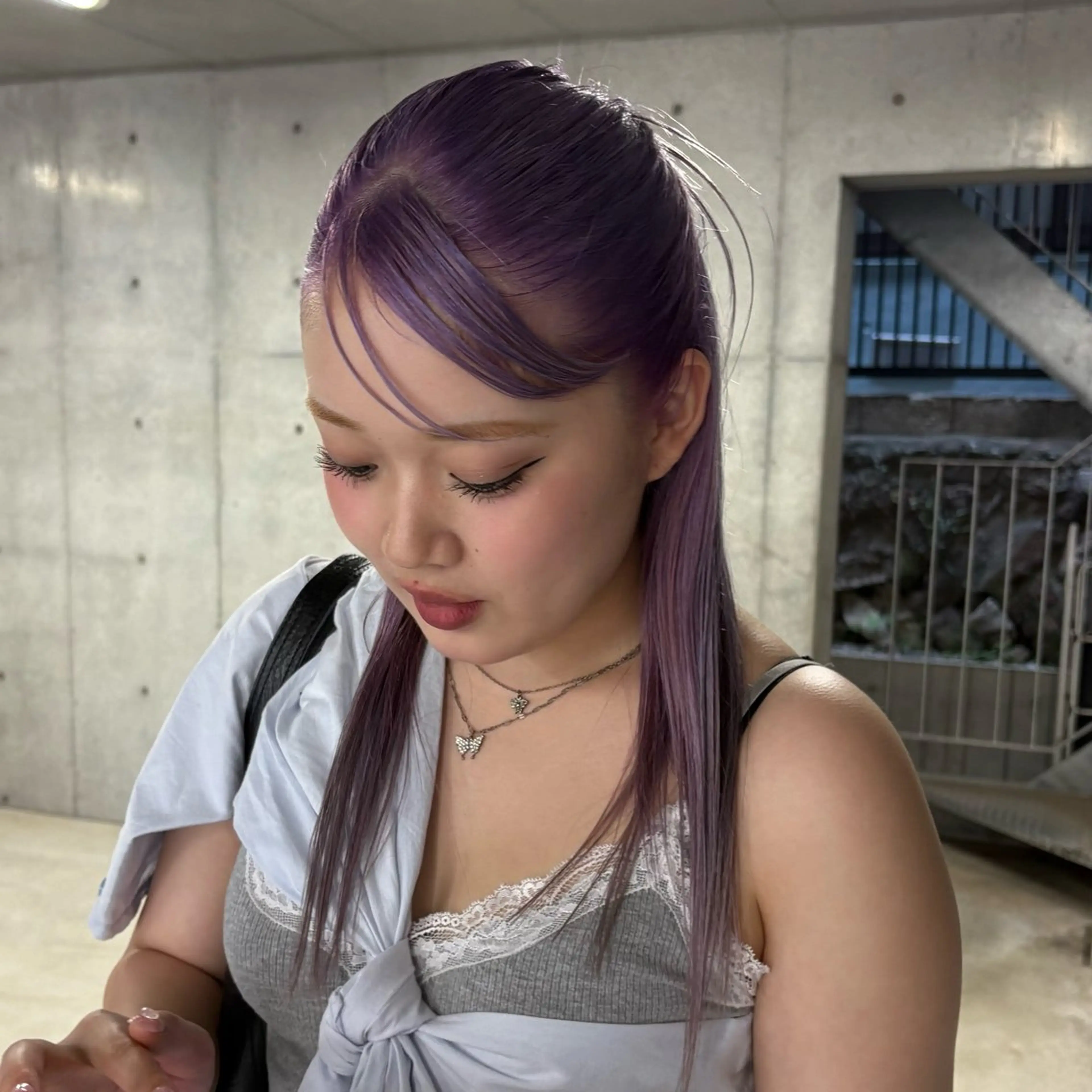 ロング カラー カット ヘアカラー トリートメント トレンドカラー🥣／ ヘアアレンジ✩.*˚のヘアスタイル