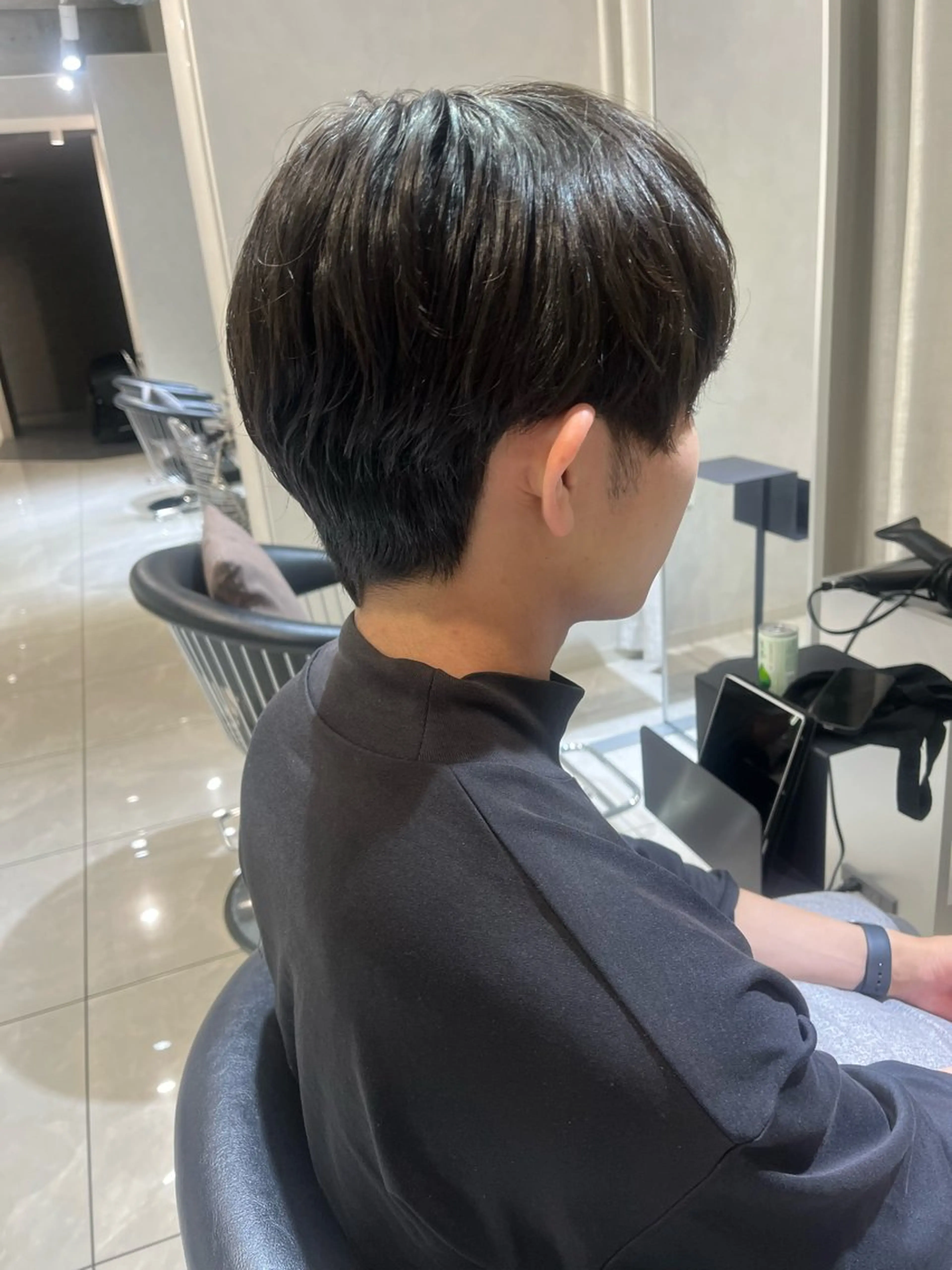 メンズ カット メンズセンターパート 🇰🇷wakanaのヘアスタイル