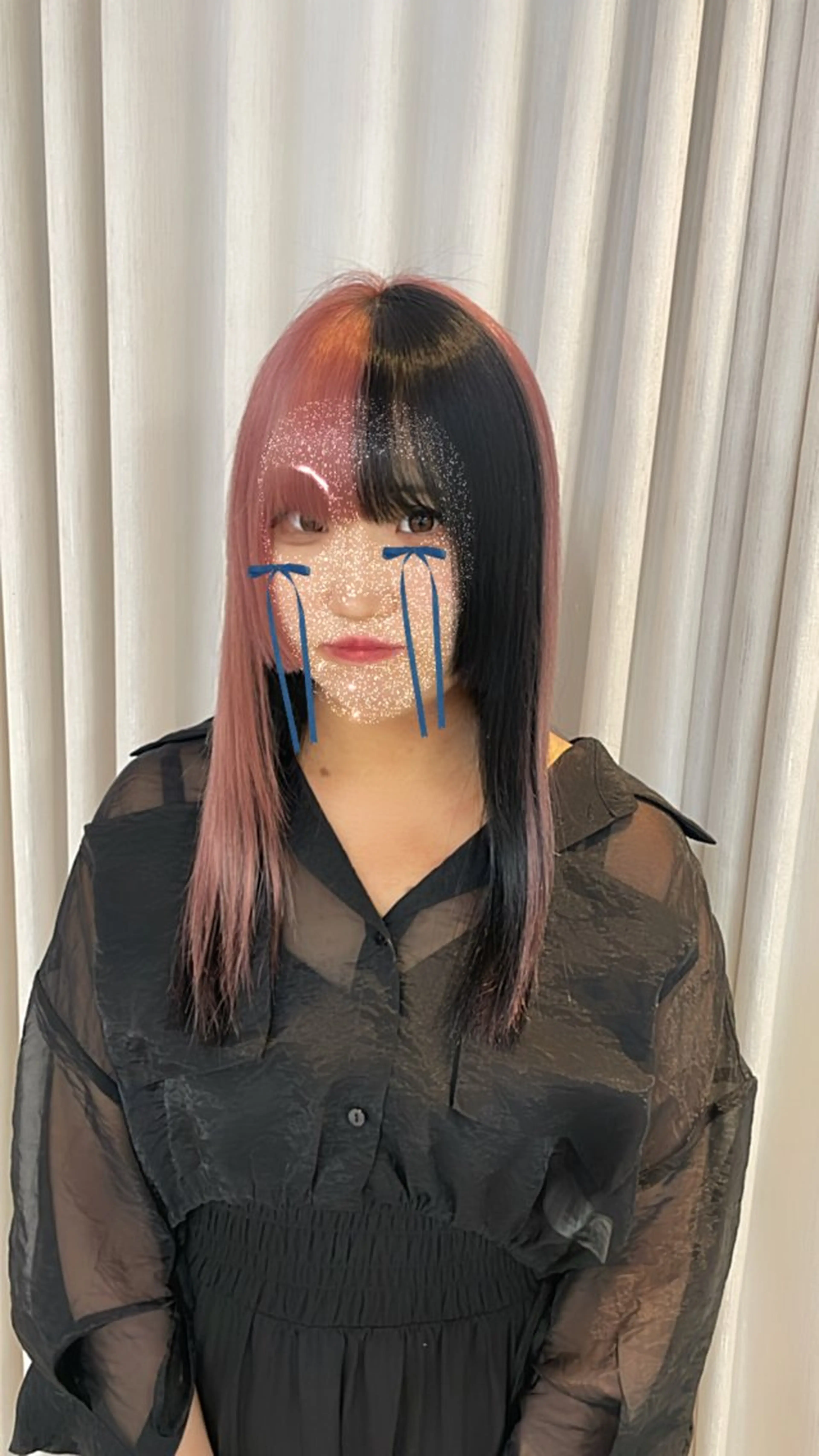 セミロング ヘアカラー 安井まゆ _Box mico.のヘアスタイル