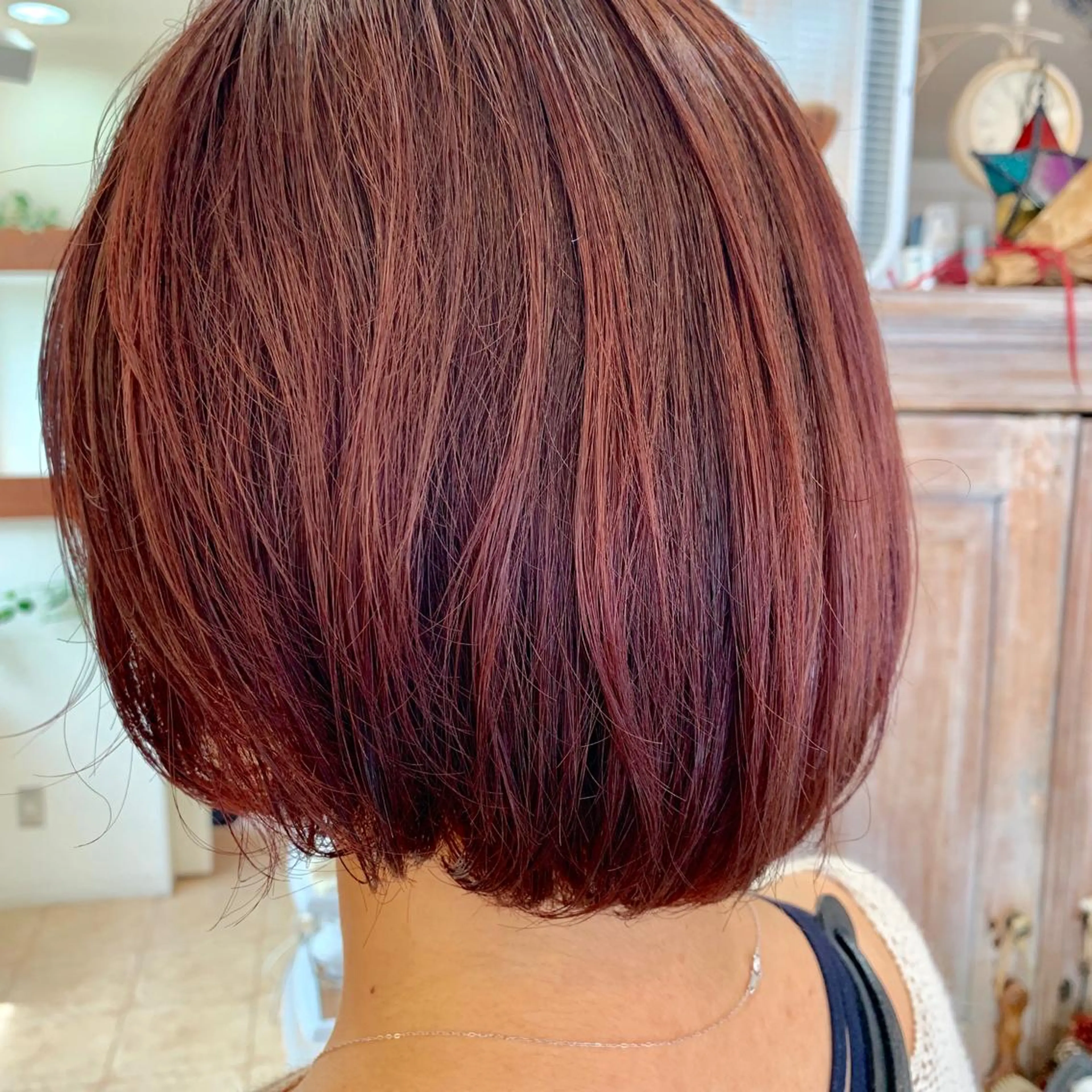 ミディアム カラー ヘアカラー トリートメント ヘアセット DiMPlE  ディンプル所属・🌸スタイリスト 山浦美恵のヘアスタイル