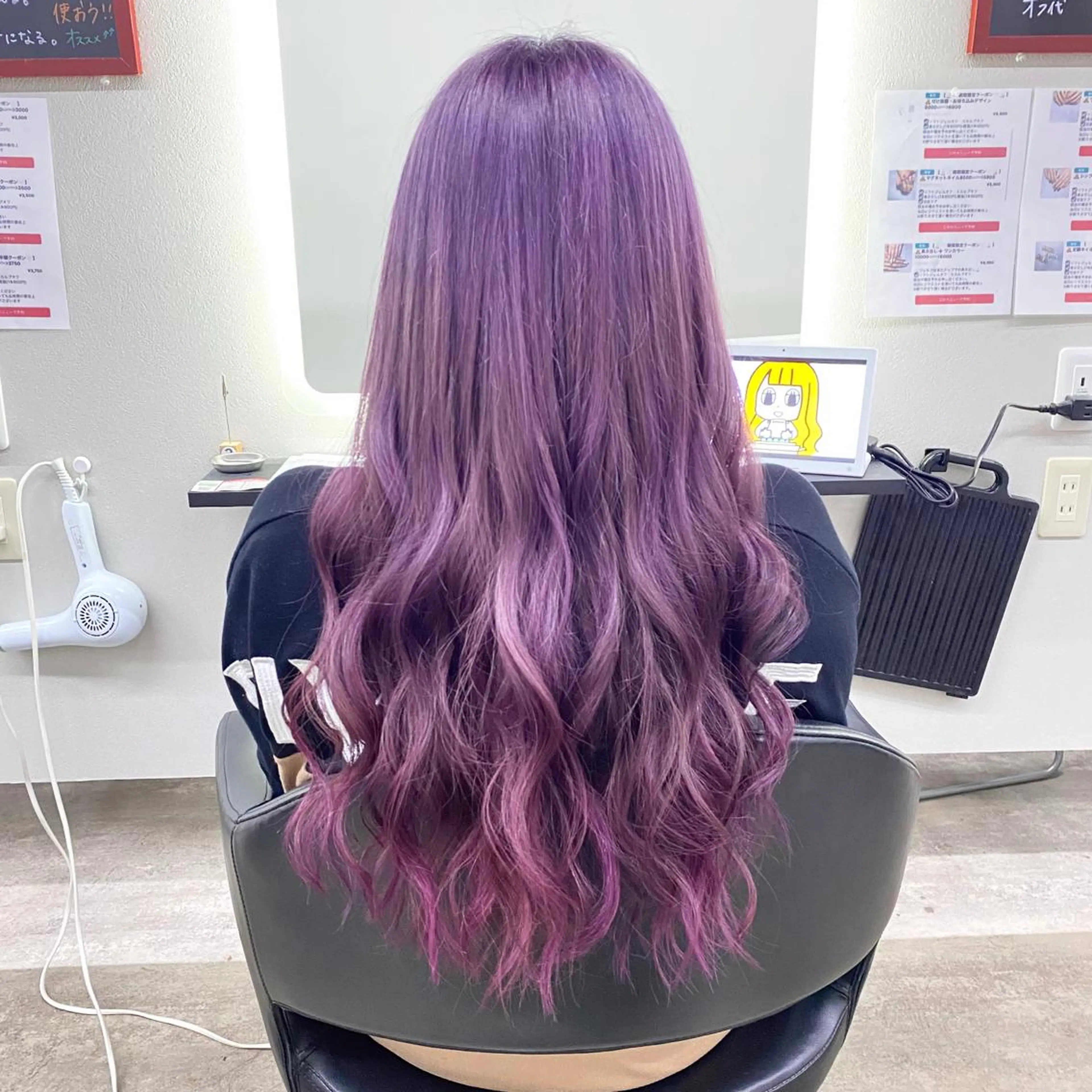 【ダブルカラー】ブリーチオンカラー＋超音波トリートメント💎ケアブリーチなし🍀プラス料金でケアブリーチに変更可能の写真