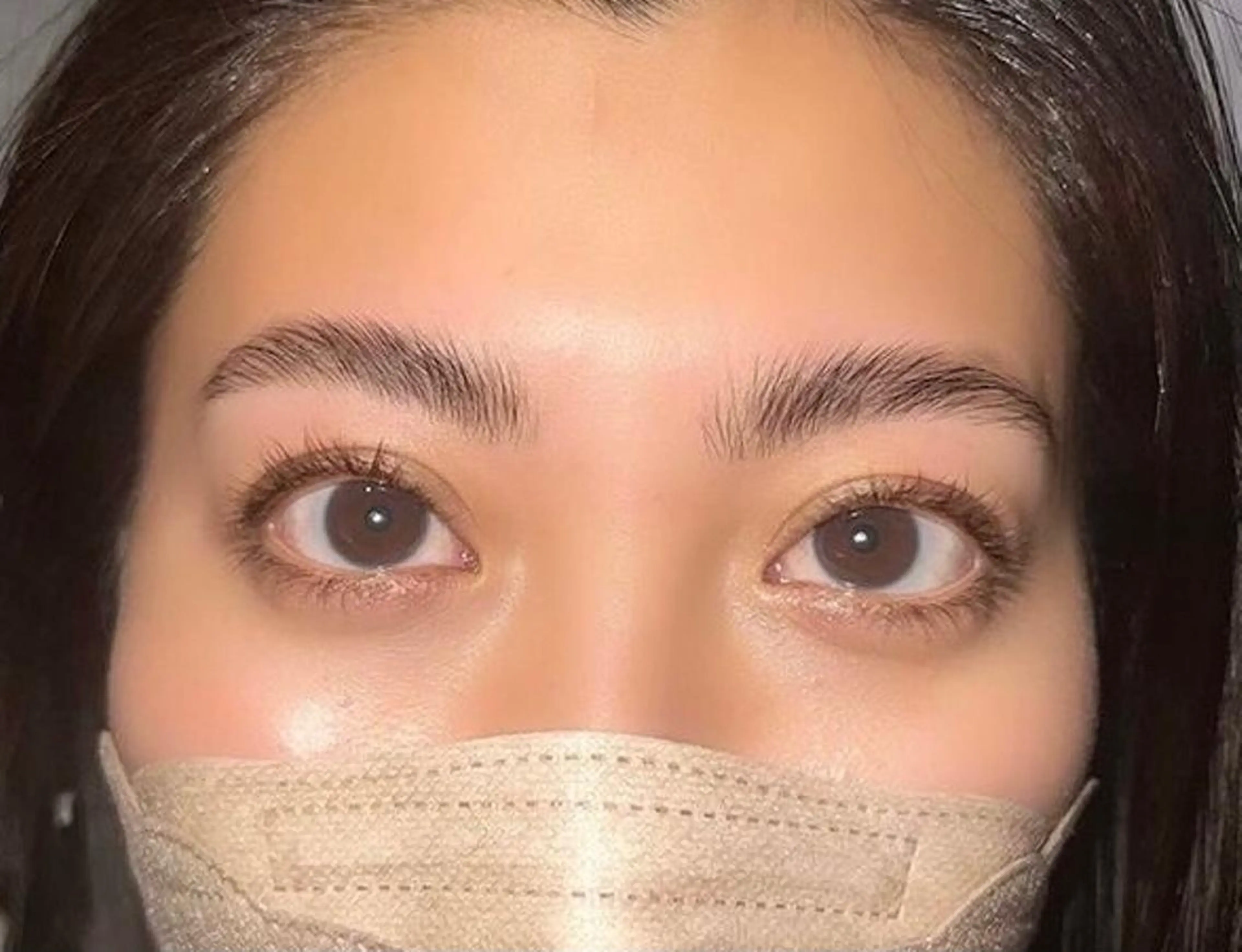 アイブロウ 眉毛ワックス脱毛 Hair&Make Nahoのマツエク・マツパデザイン