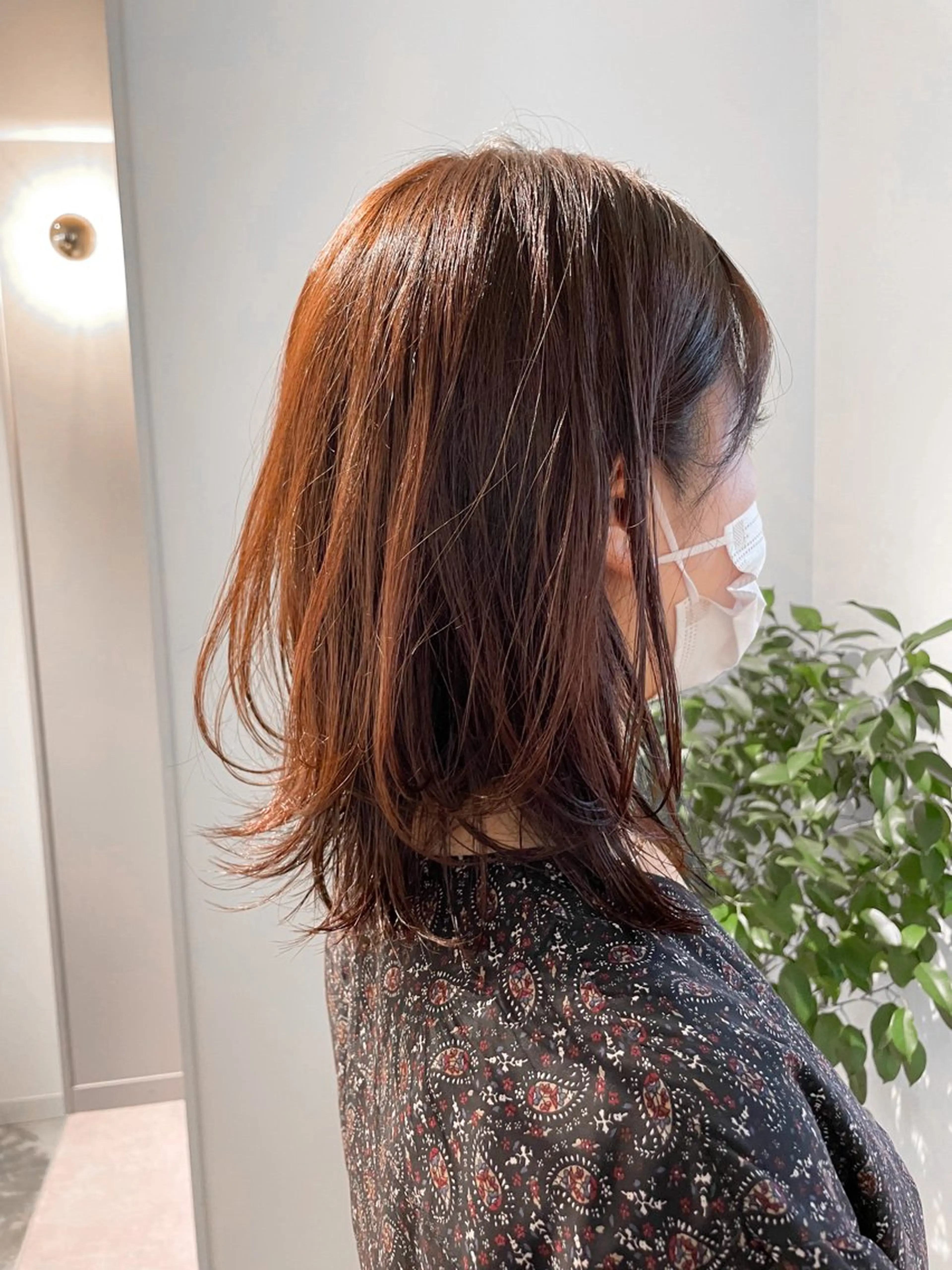 ミディアム カラー ヘアカラー トリートメント 💖竹島 遥楓💖のヘアスタイル