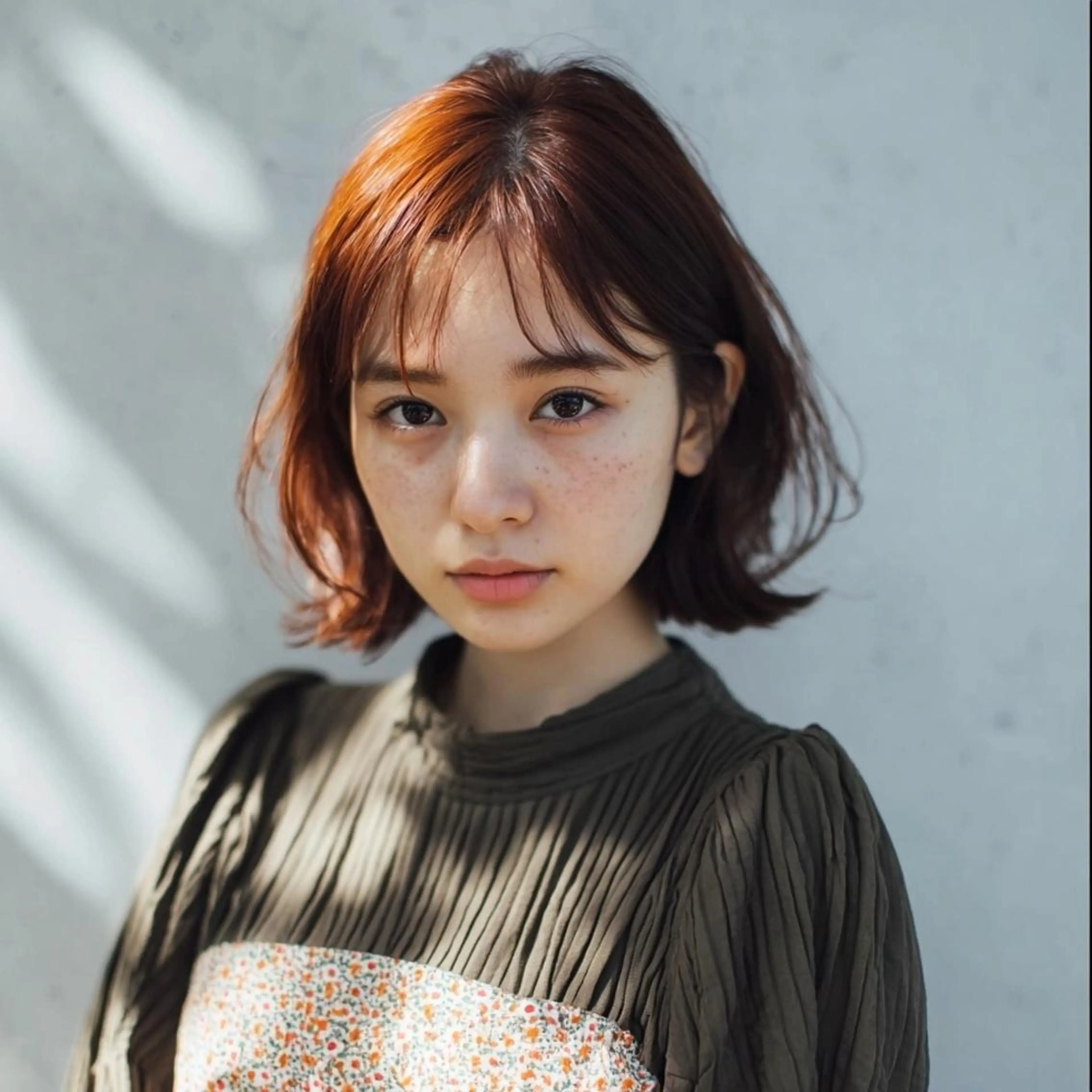 ミディアム カラーモデル☆彡 今川茉綾のヘアスタイル