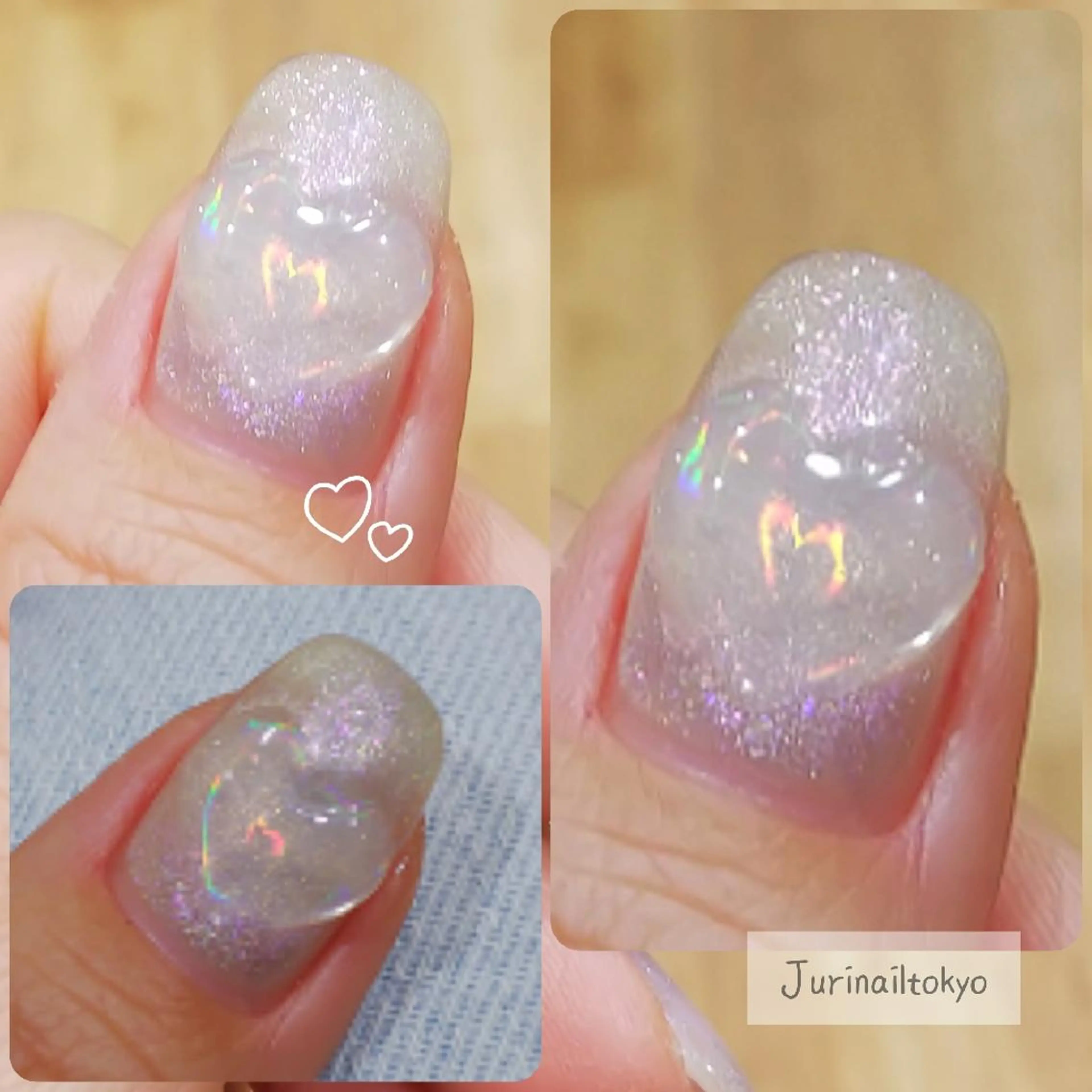 ネイル キラキラネイル ハンドネイル ハンドケア jurinailtokyo所属・jurinail tokyoのネイルデザイン