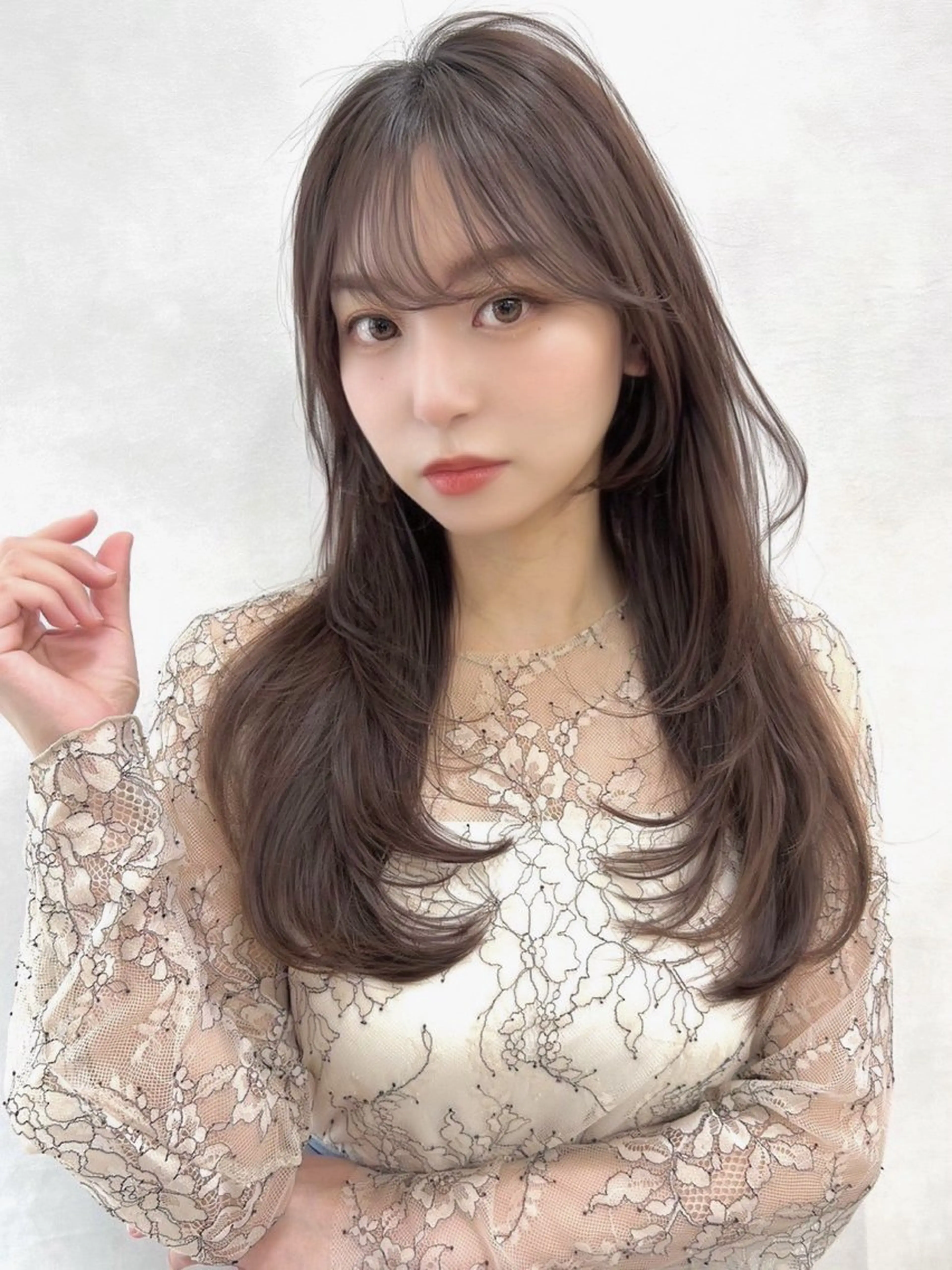 セミロング カラー レイヤー/髪質改善 🩶KAITOのヘアスタイル