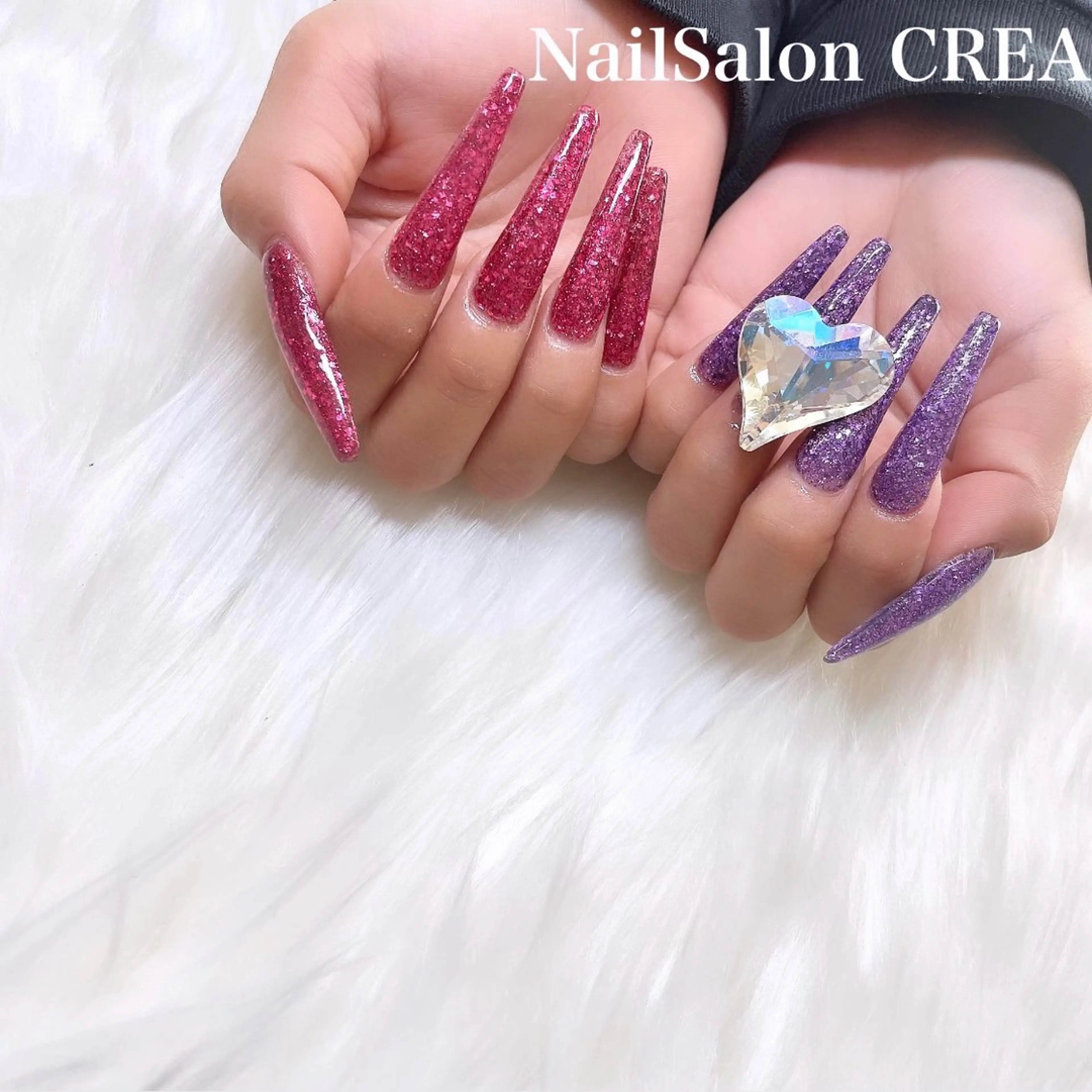 ネイル ロングネイル ハンドネイル NailSalon CREAのネイルデザイン