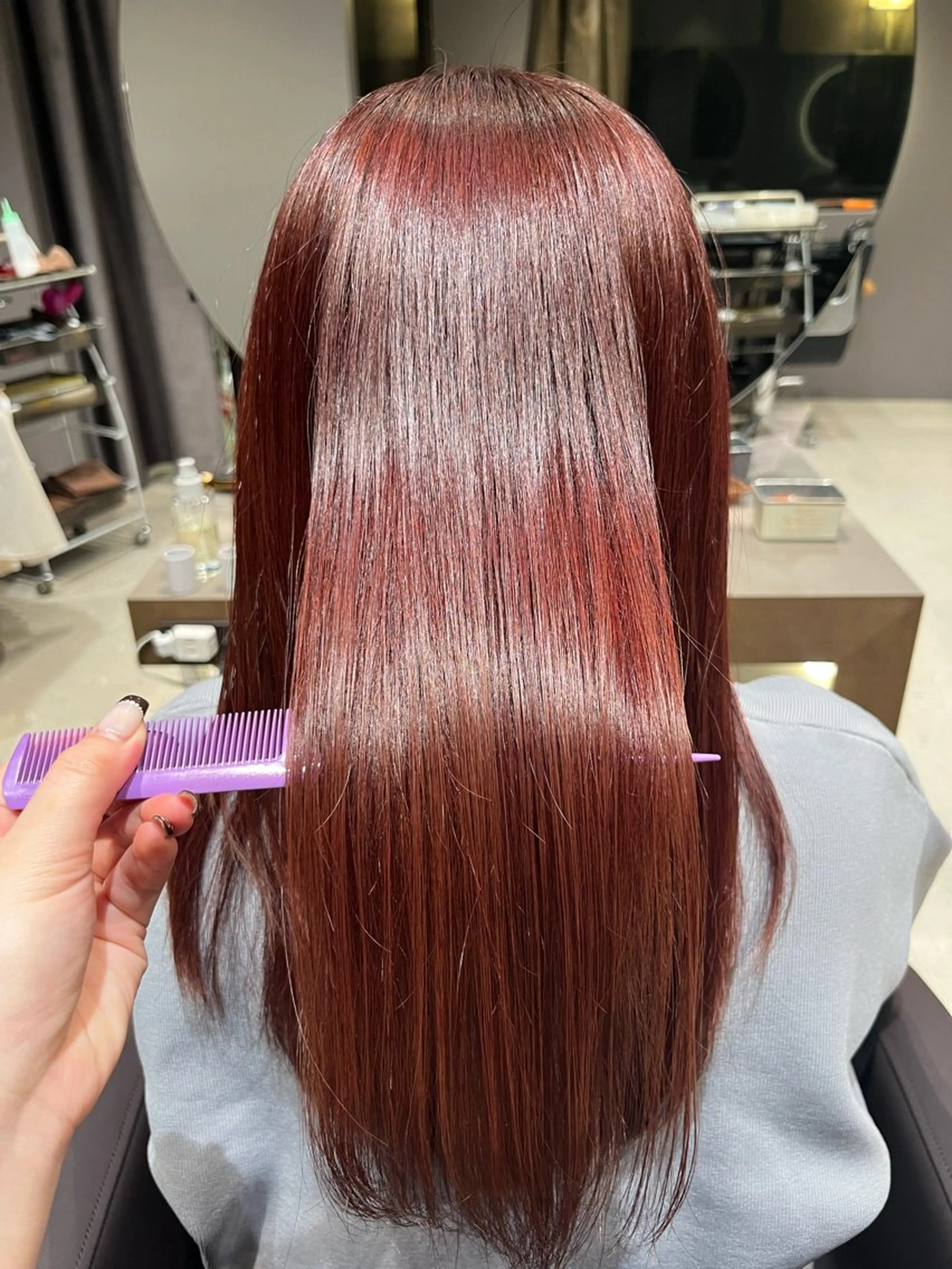 ミディアム カラー カット ヘアカラー 🎀 おばま みゆう 🌼のヘアスタイル