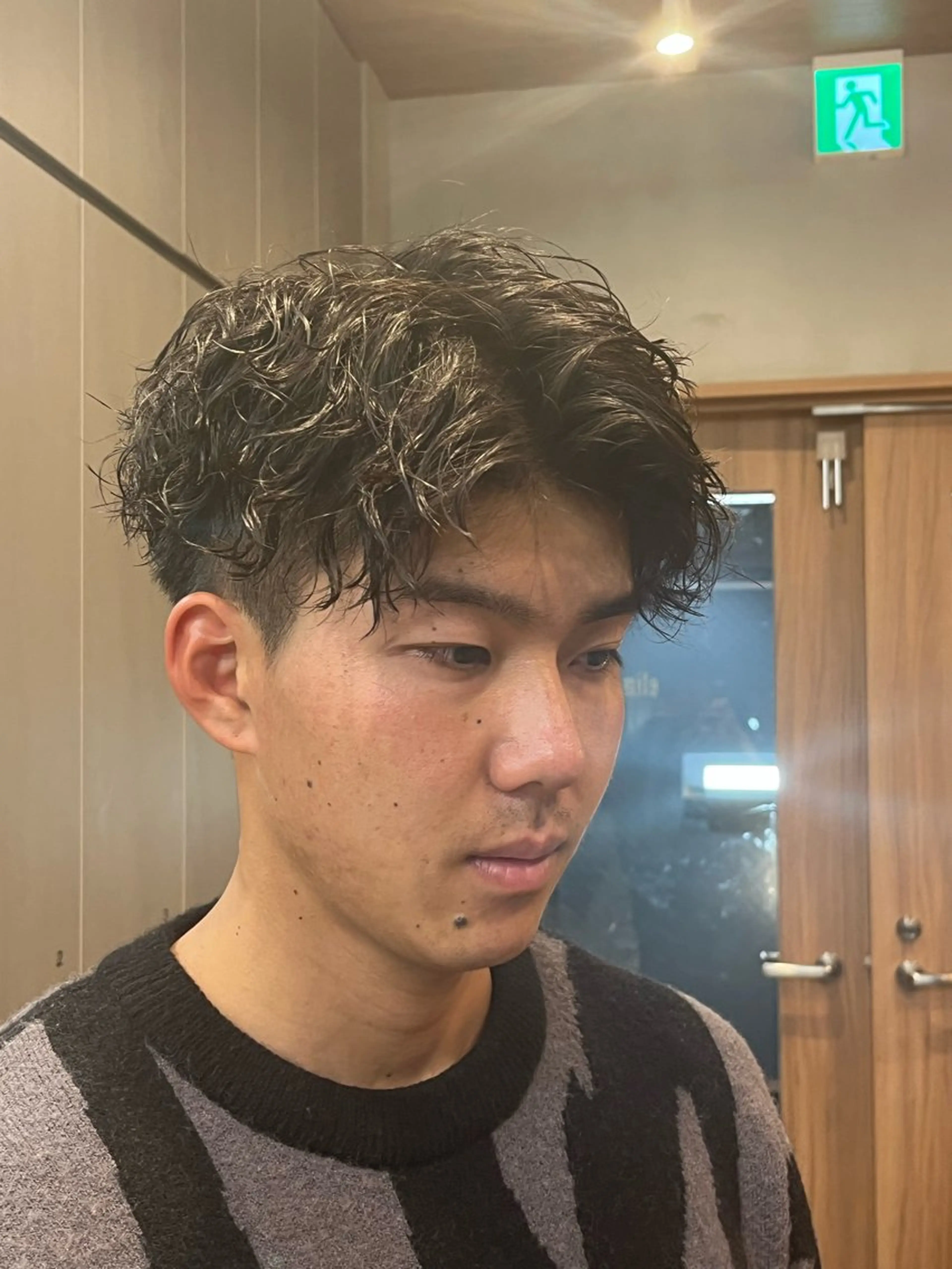 ショート パーマ メンズ カット パーマ fifth / 山下 和輝 海外風スタイルのヘアスタイル