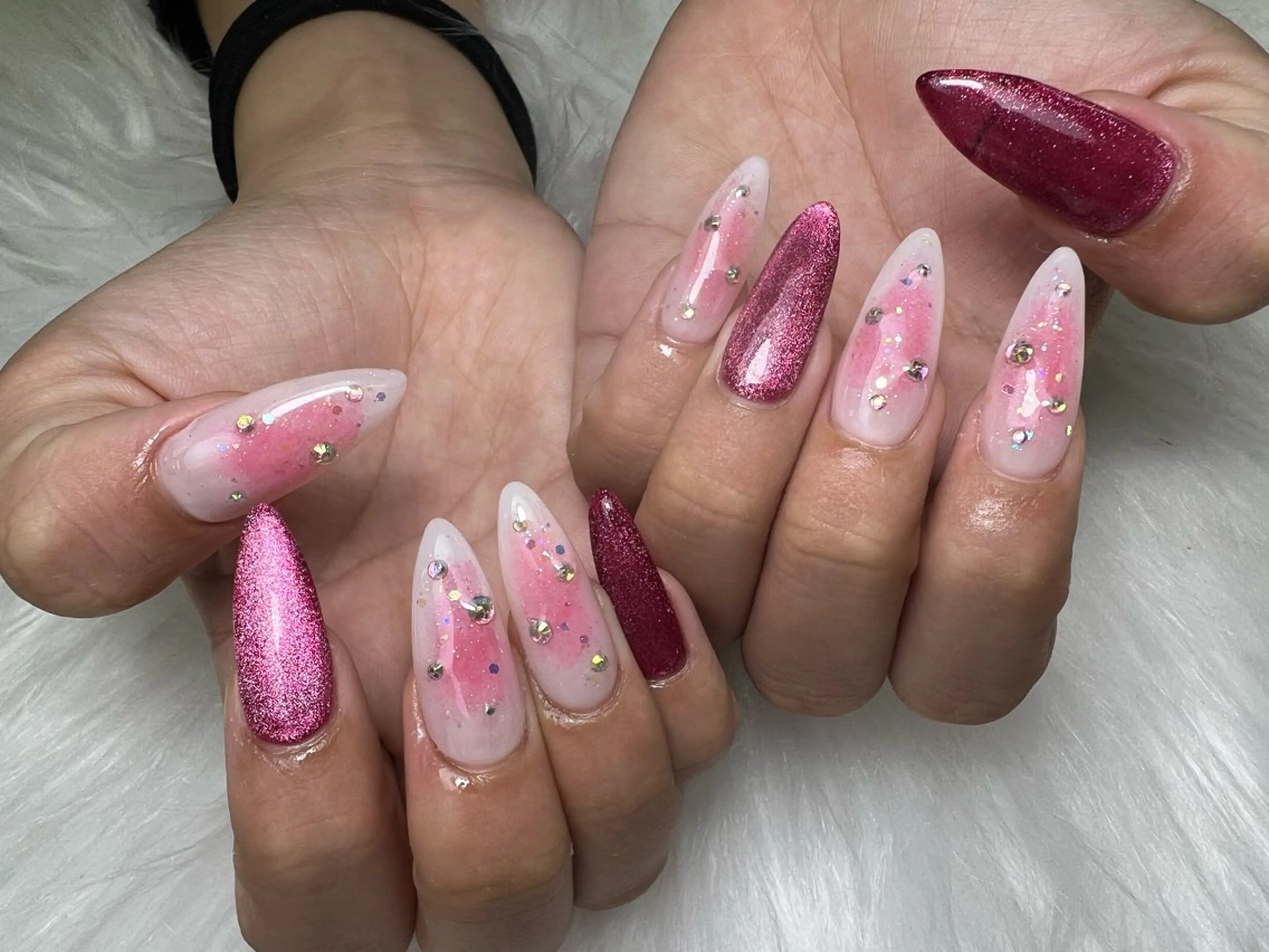 ネイル ハンドネイル Mana‪ ‪·͜· ❤︎‬のネイルデザイン