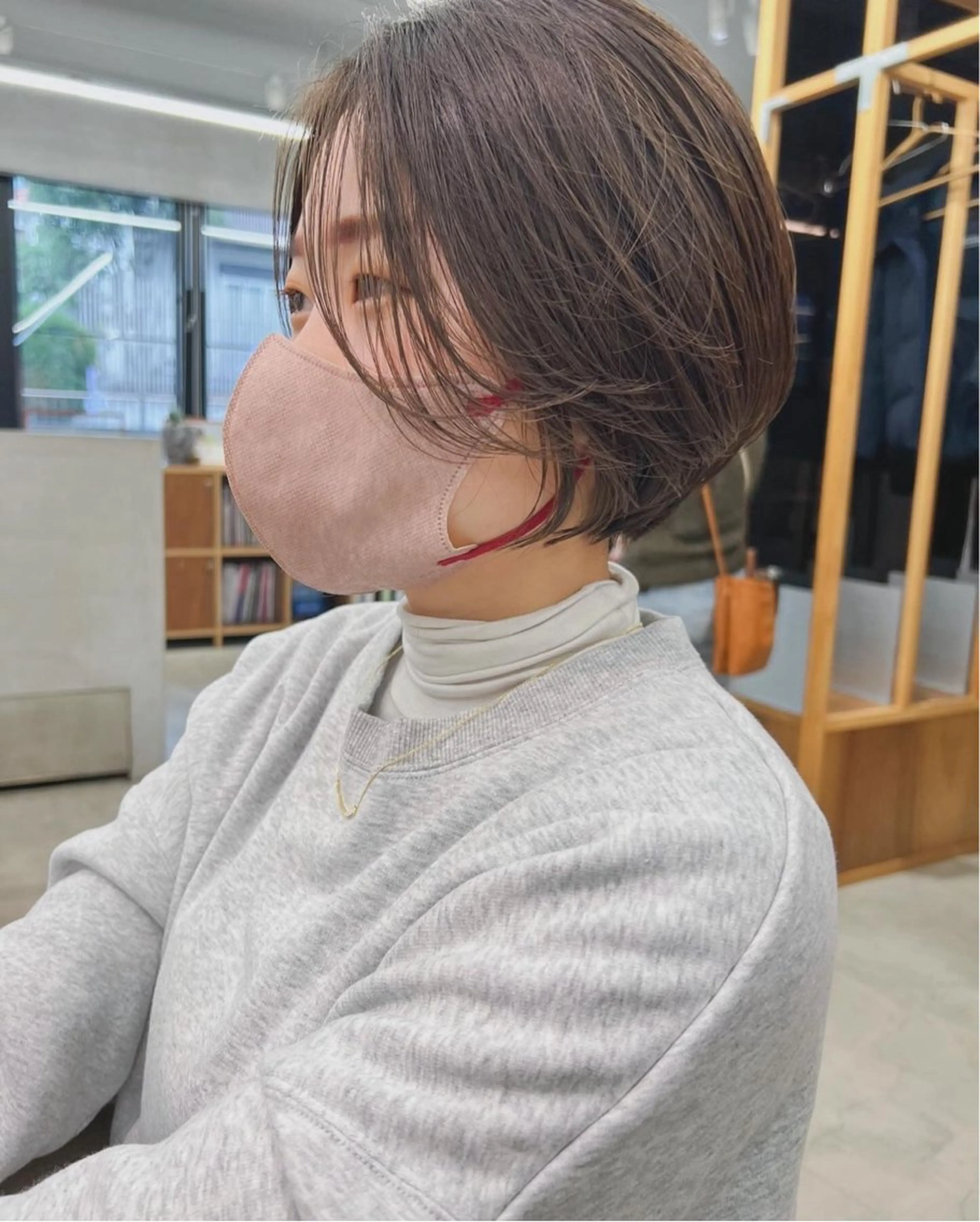 ショート ショートヘア ケアブリーチ/ ハイトーン/牧野のヘアスタイル