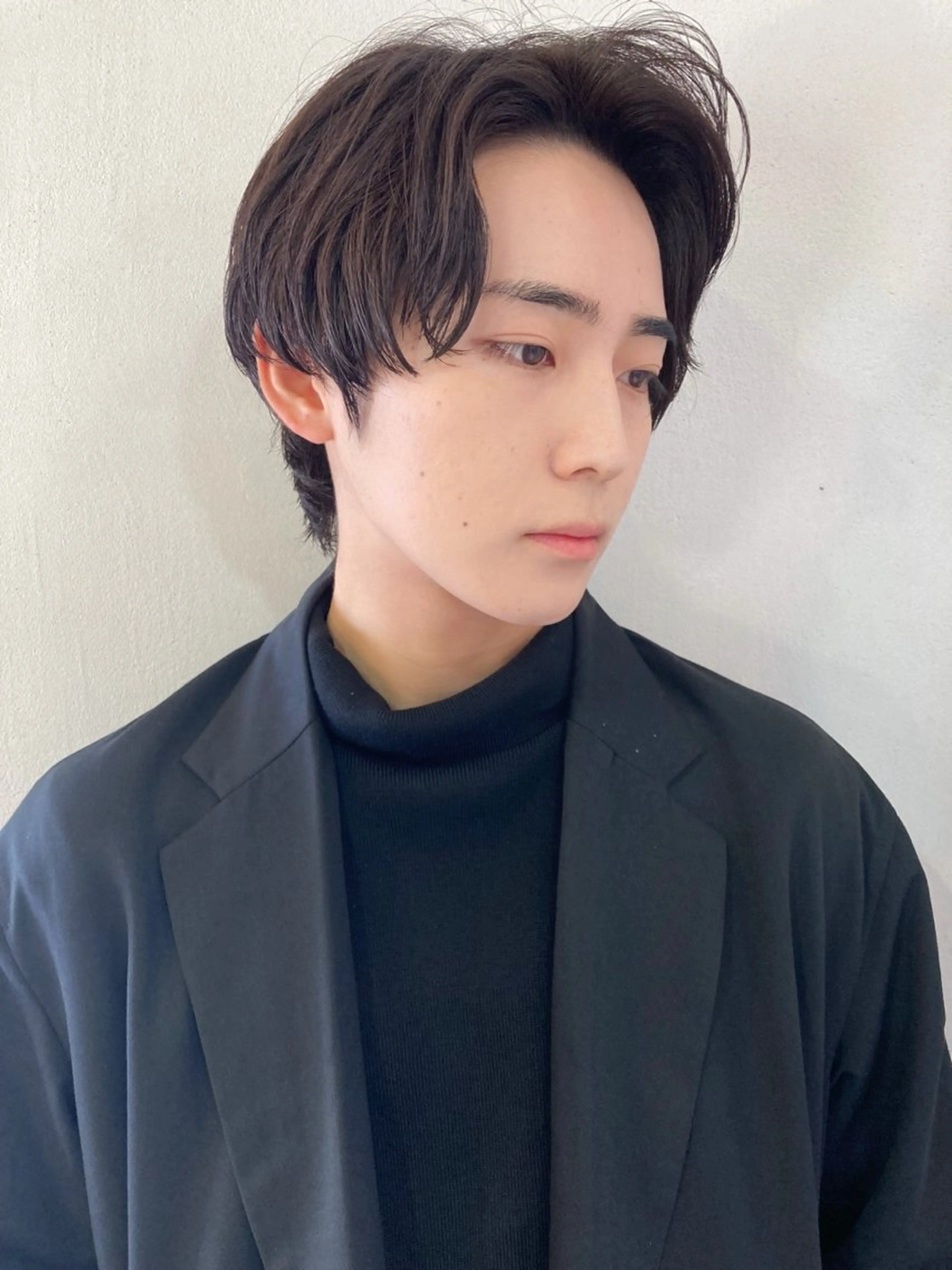 ショート カット パーマ レイヤー/メンズ 竹田凪儀のヘアスタイル