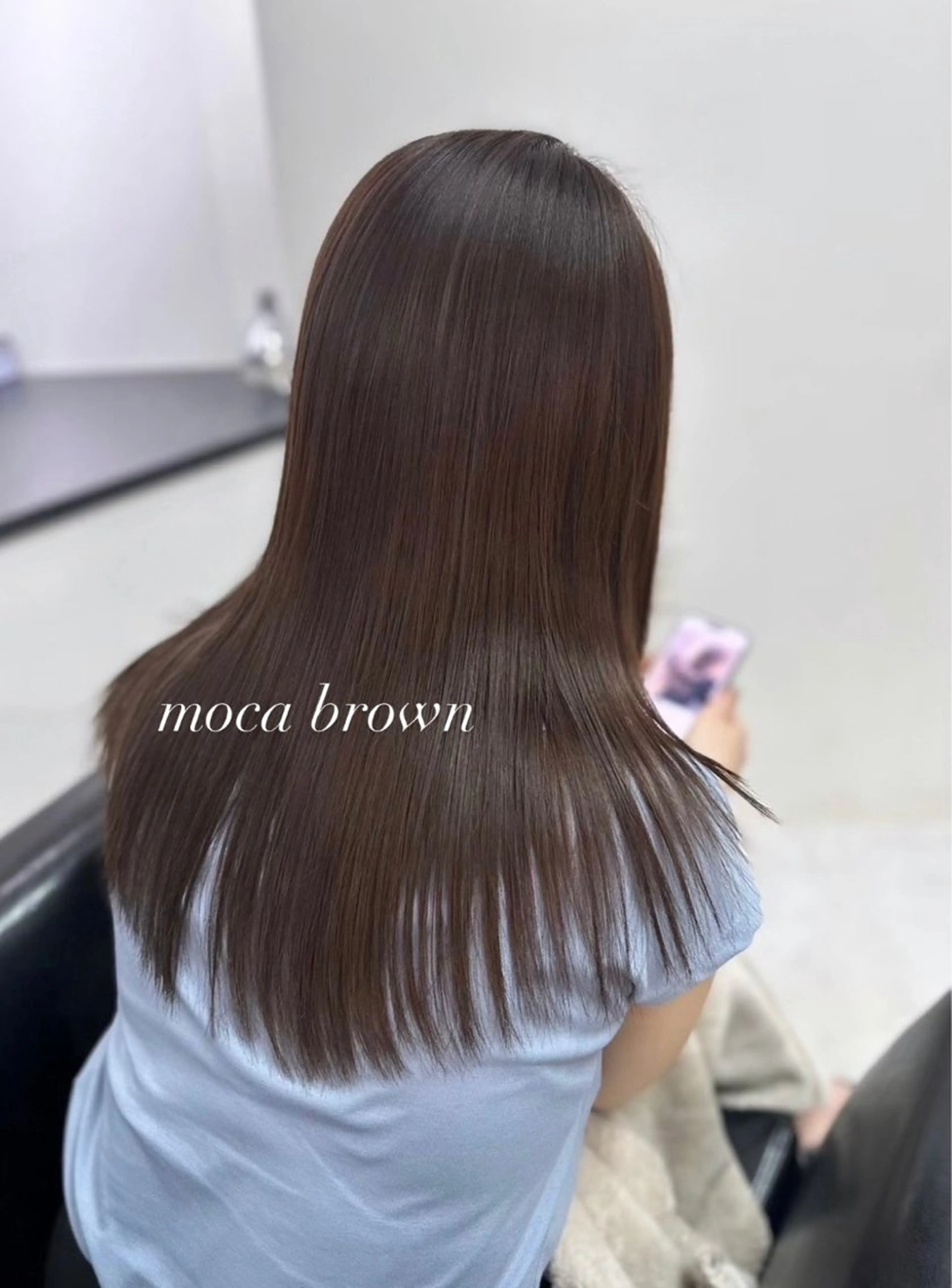 ミディアム カラー ヘアカラー 栗谷 竜希のヘアスタイル