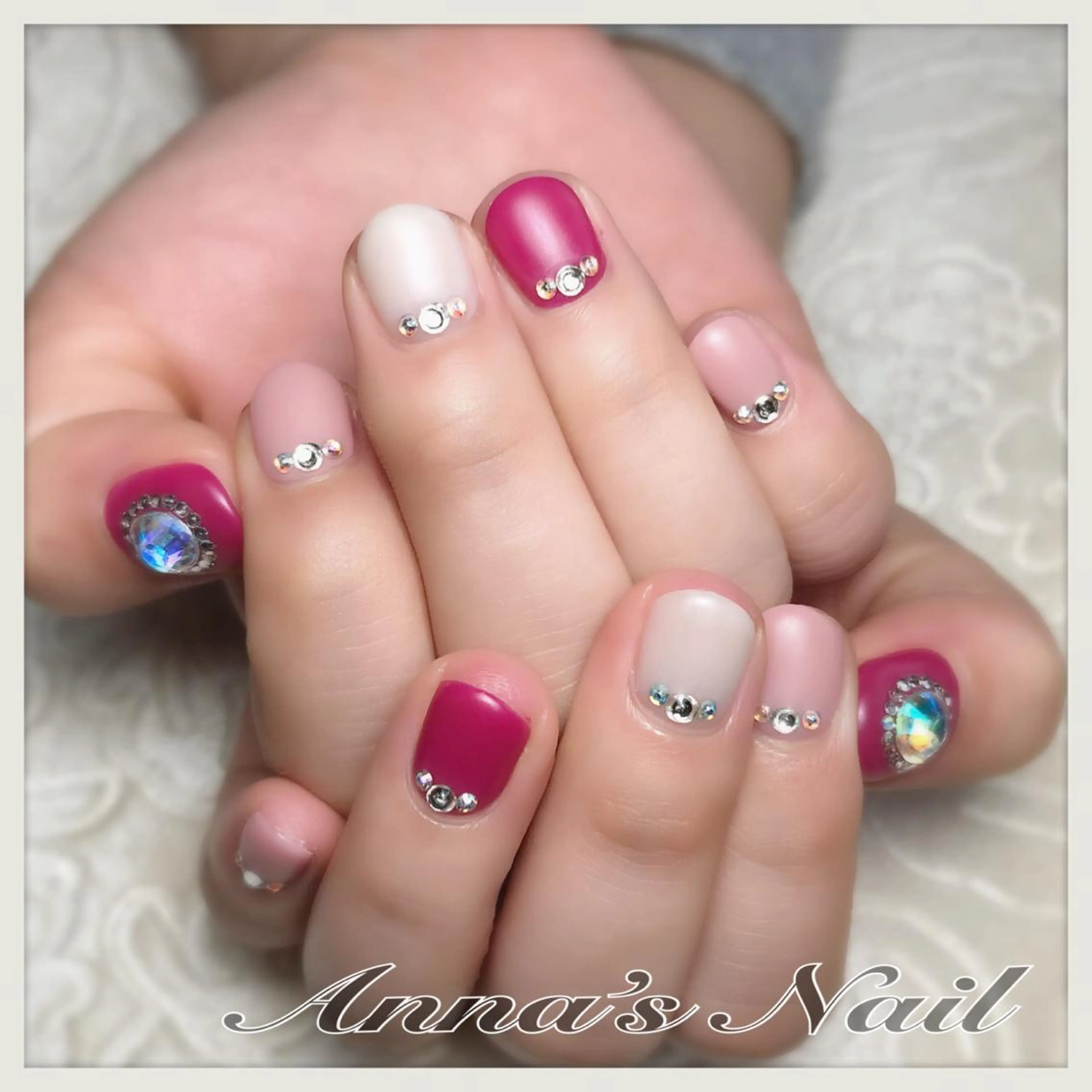 ネイル マットネイル Anna’s Nail所属・清口 杏奈のネイルデザイン