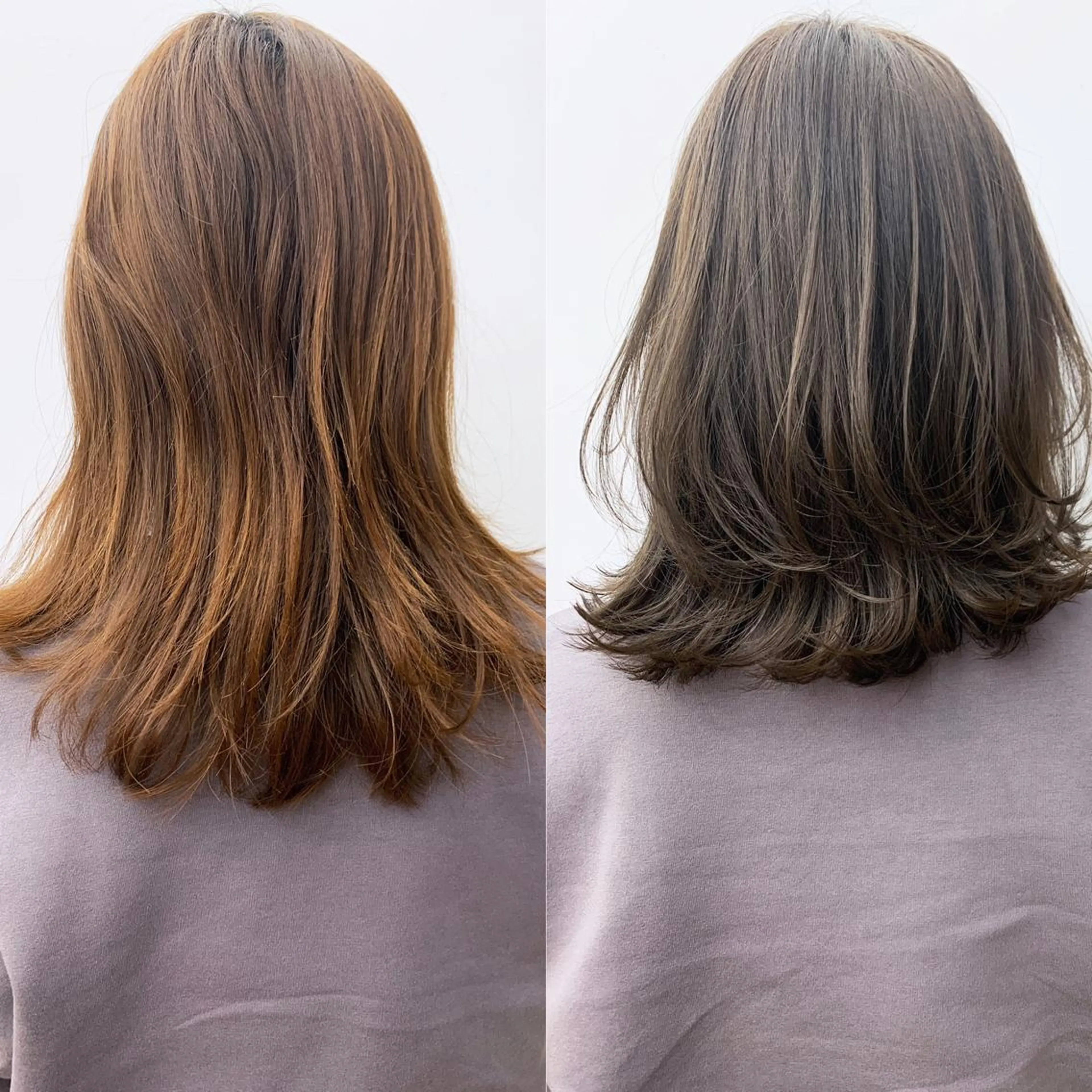 ミディアム カラー 透明感カラー ヘアカラー トリートメント ヘッドスパ ROW吉祥寺✨ 髪質改善TR&スパ✨のヘアスタイル