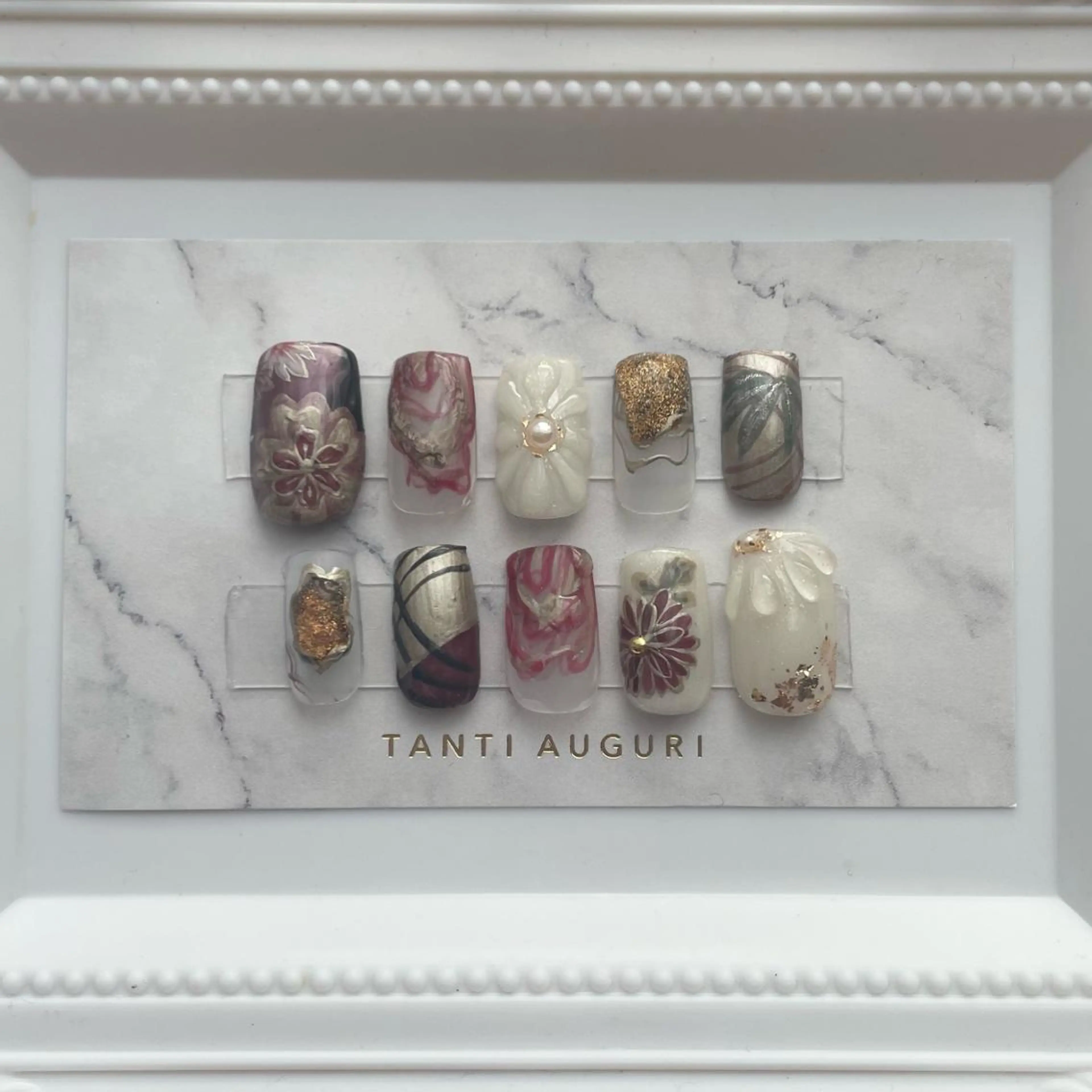 ネイル 成人式 ネイルチップ 顔まわり/インナー カラー/　syuriのヘアスタイル