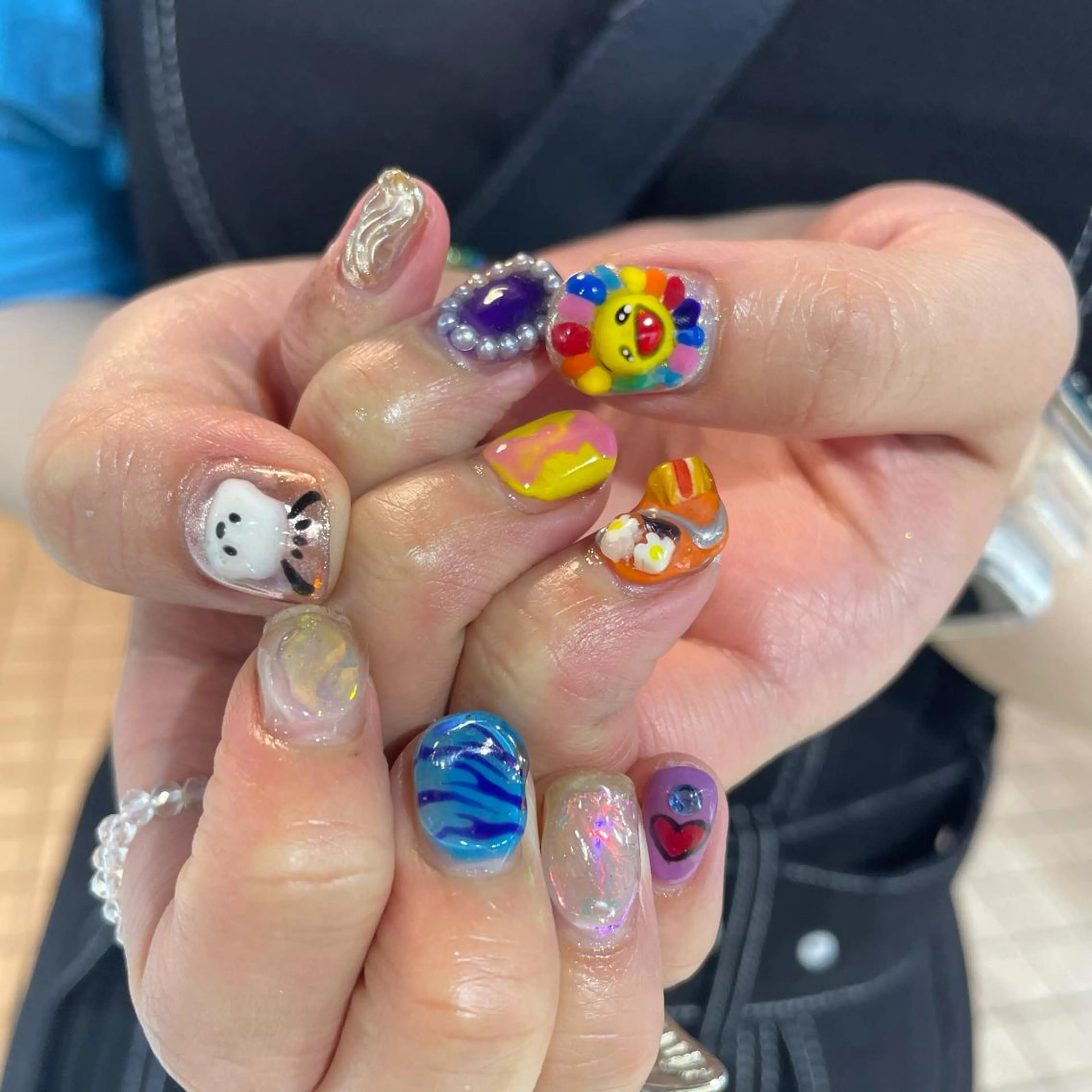 ネイル ハンドネイル 韓国ヘア🦋 MIYUのヘアスタイル