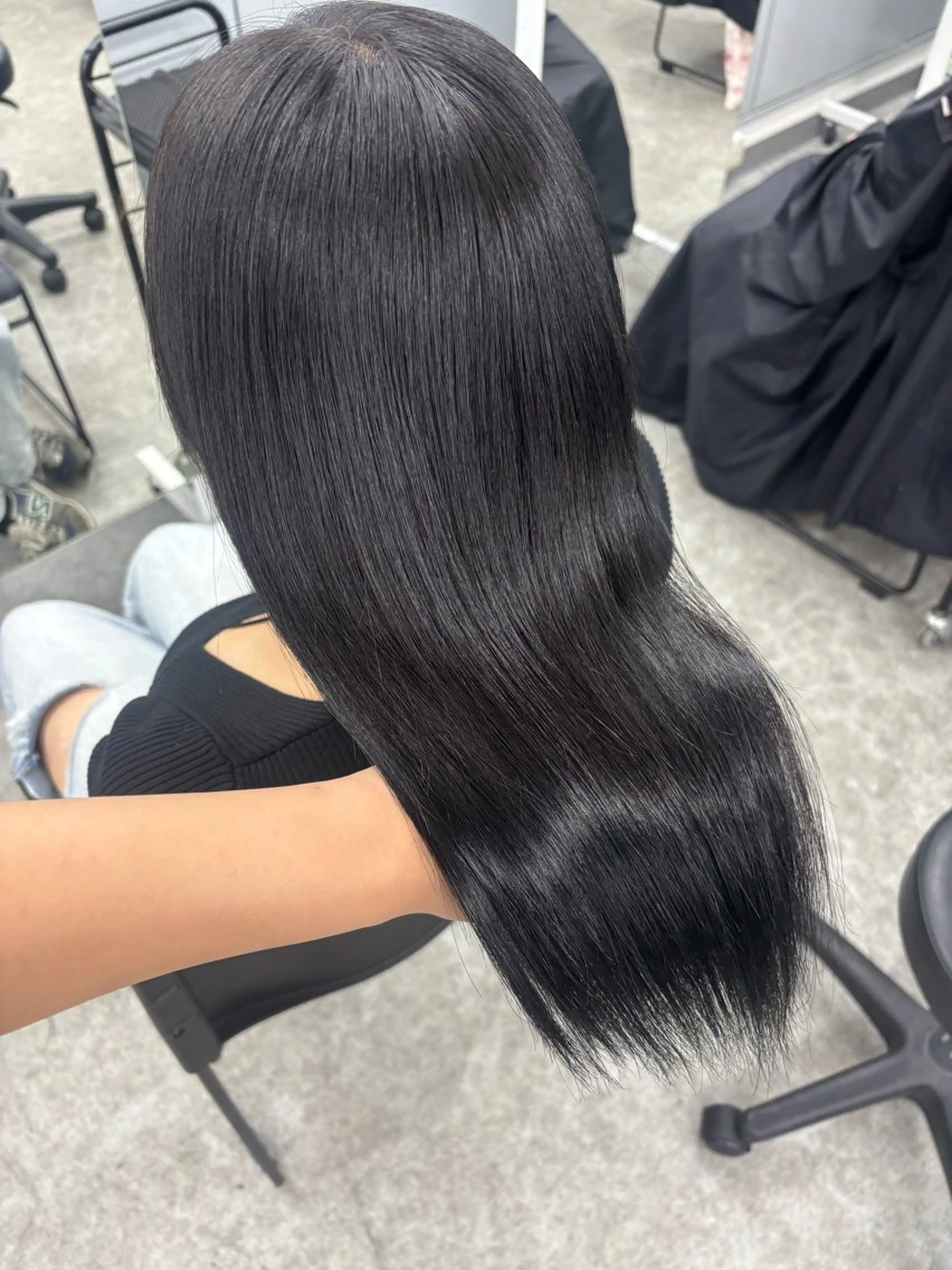 ロング カラー 韓国トレンドヘア🤍 Chima🤍のヘアスタイル