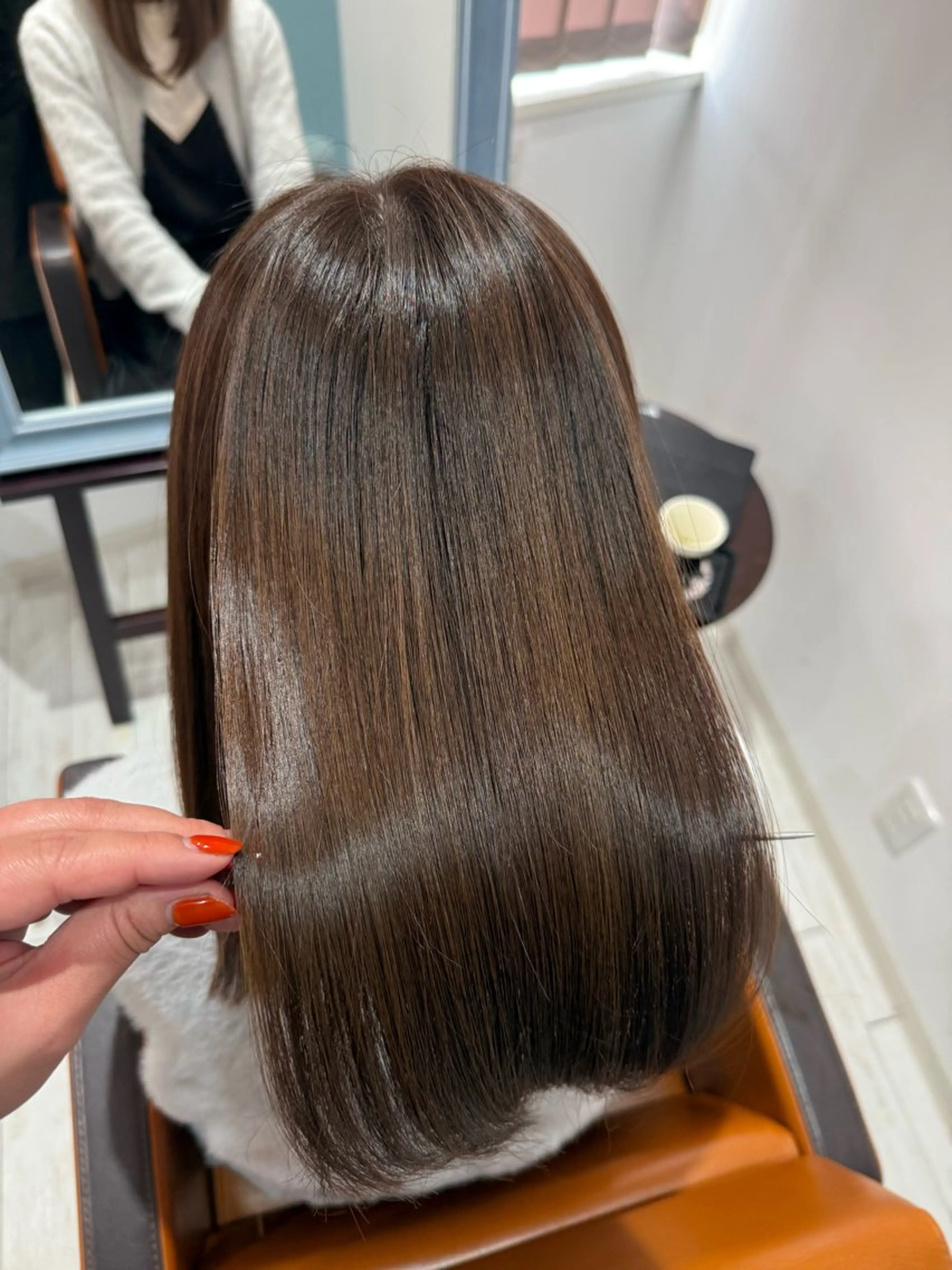 ミディアム カット ヘアカラー トリートメント 🍊髪質改善🍊縮毛 矯正🍊濱野紗奈🍊のヘアスタイル