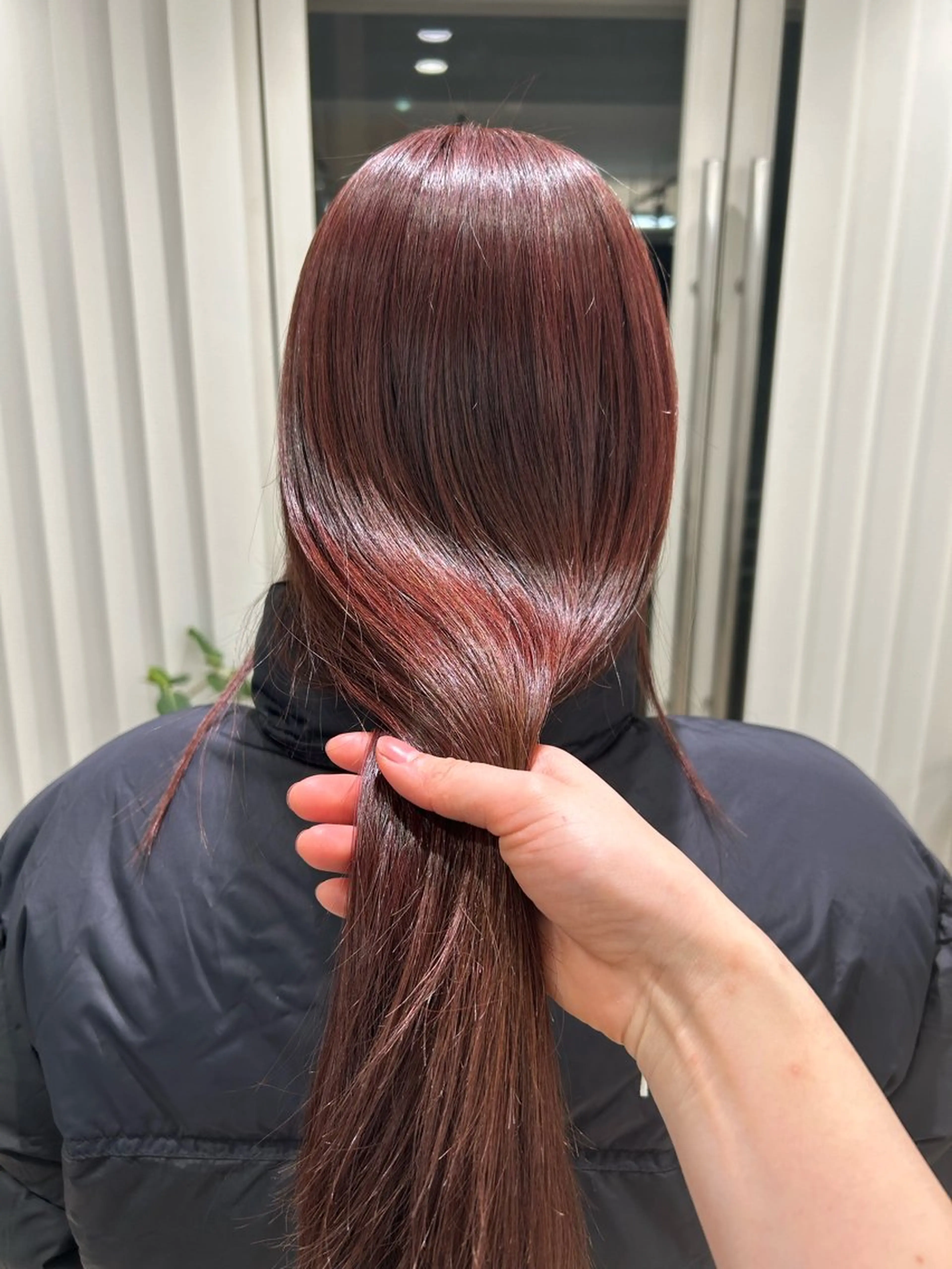 ロング カラー レッドカラー 透明感/ダブルカラー /kazui🐈のヘアスタイル