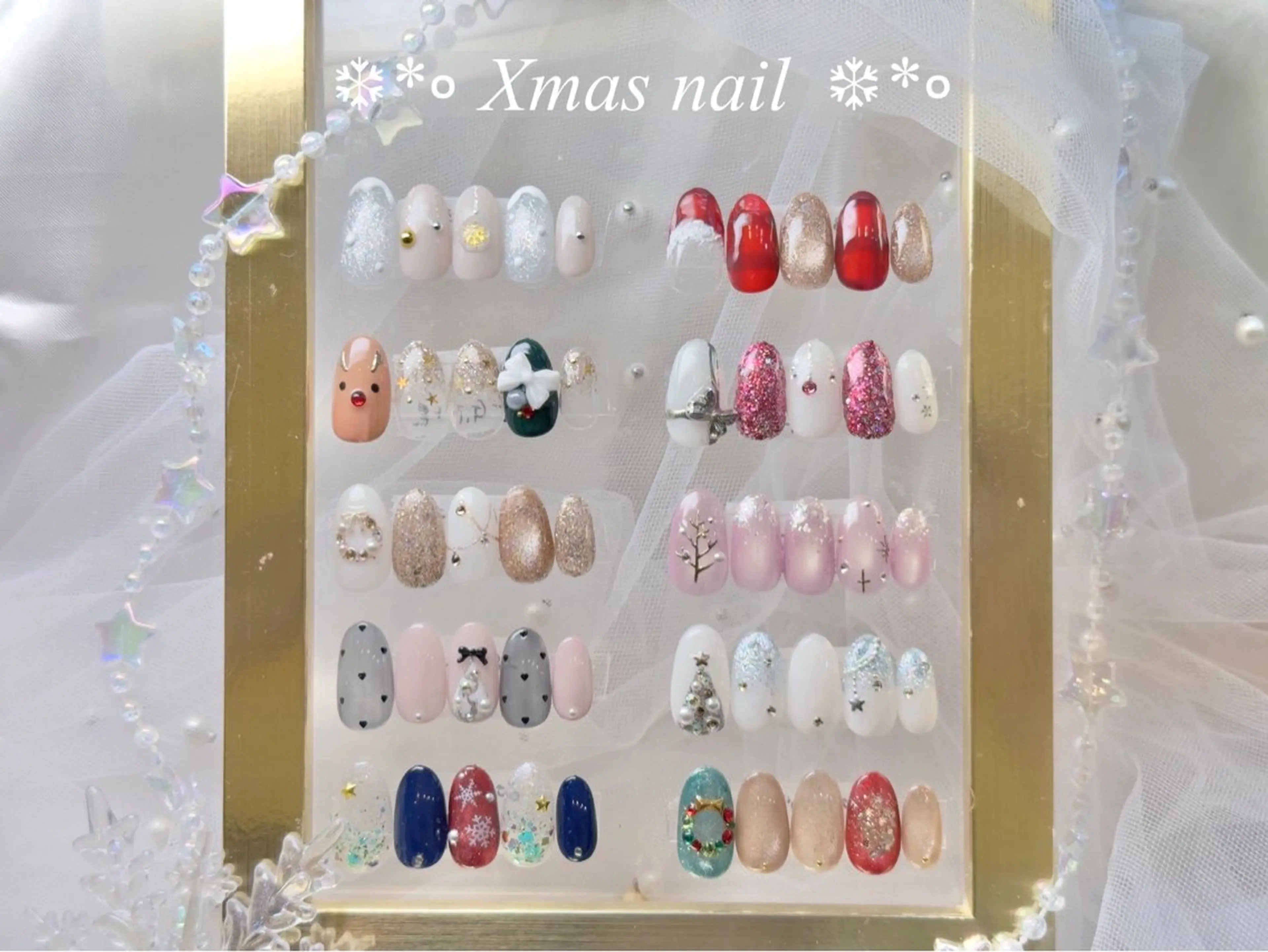 【期間限定】Xmasネイルコース🎅（初回リピ/オフ無料）の写真