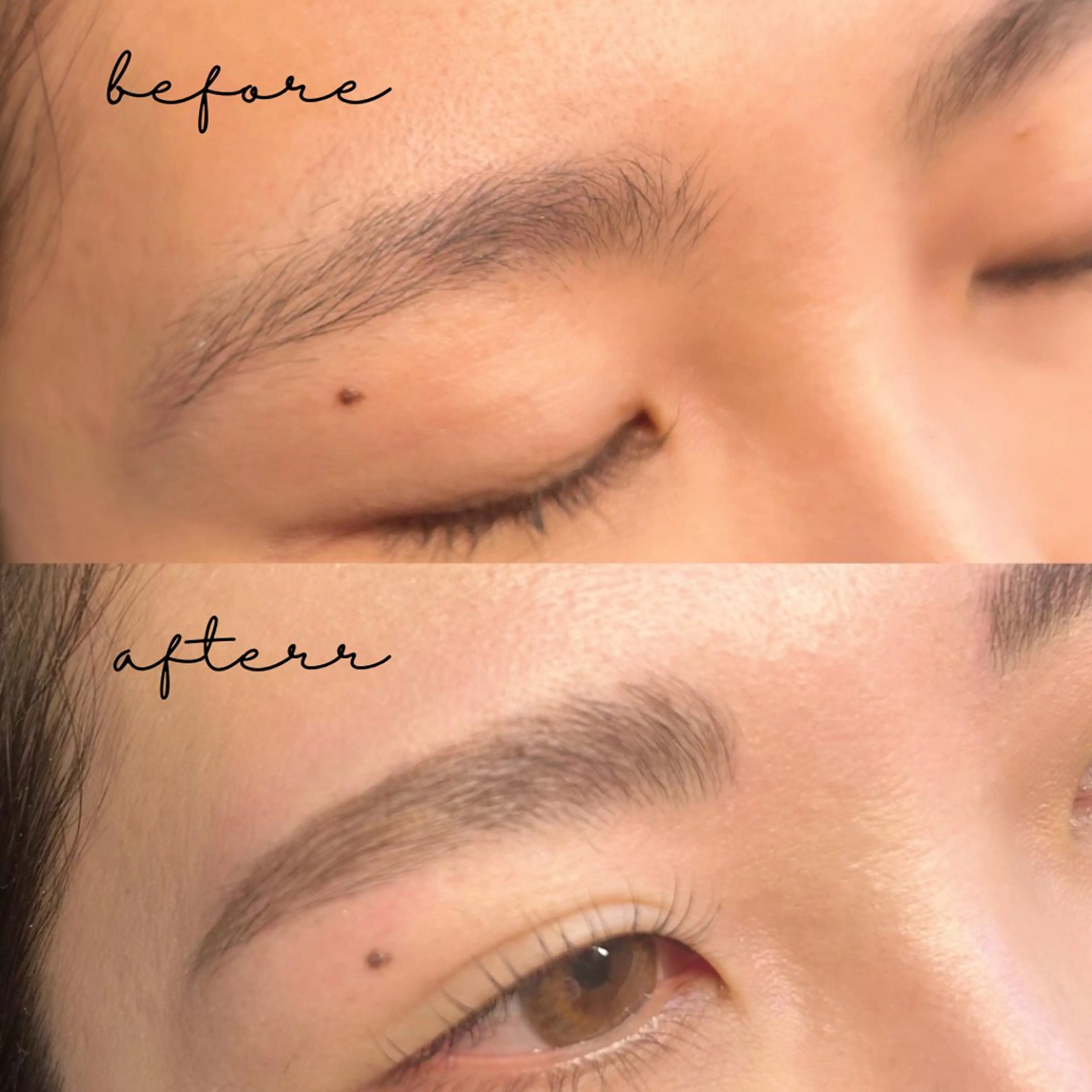 メンズ アイブロウ メンズパーマ ハリウッドブロウリフト メンズアイブロウ 眉毛ワックス脱毛 ワックス脱毛 その他(アイブロウ) 眉毛&フェイス WAX専門ハルヒラリの眉毛・アイブロウイメージ